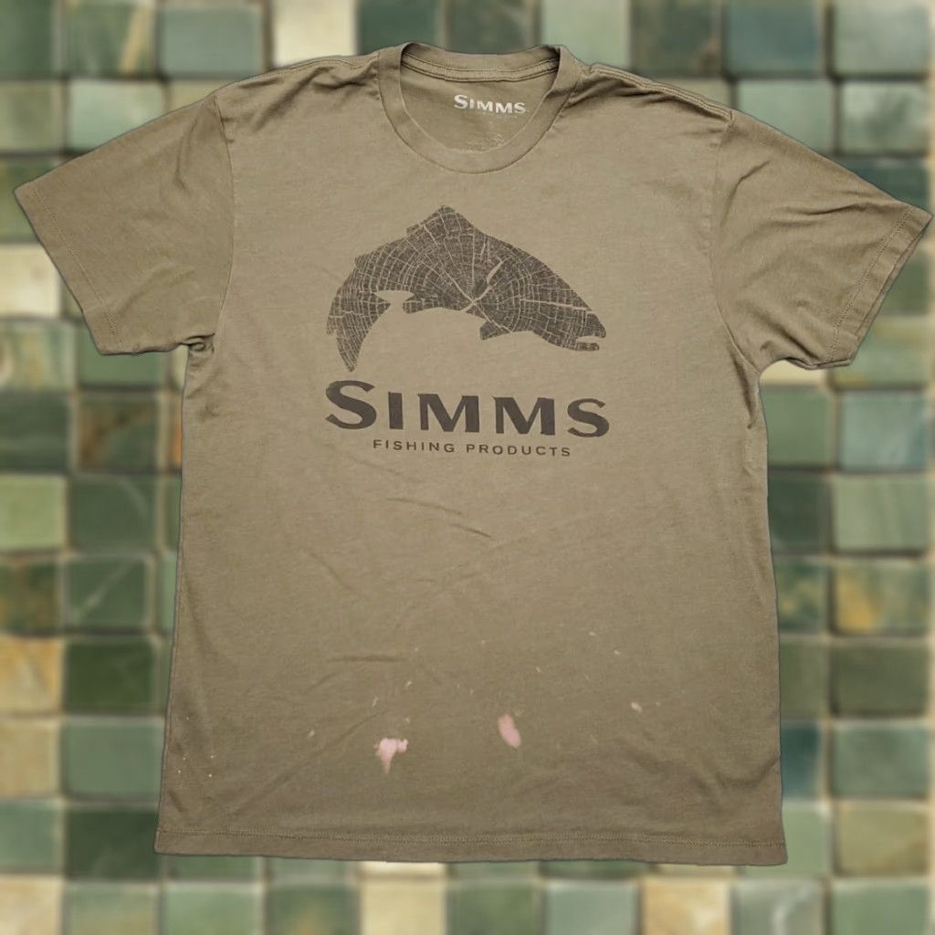 Olive VINTAGE Simms Fishing Shirt Mens S Olive Green Western Trout Fly Fisherman Equipment Shirt Mens S Green 90s Outdoors Mens Size US S / EU 44-46 / 1 - 1 Thumbnail