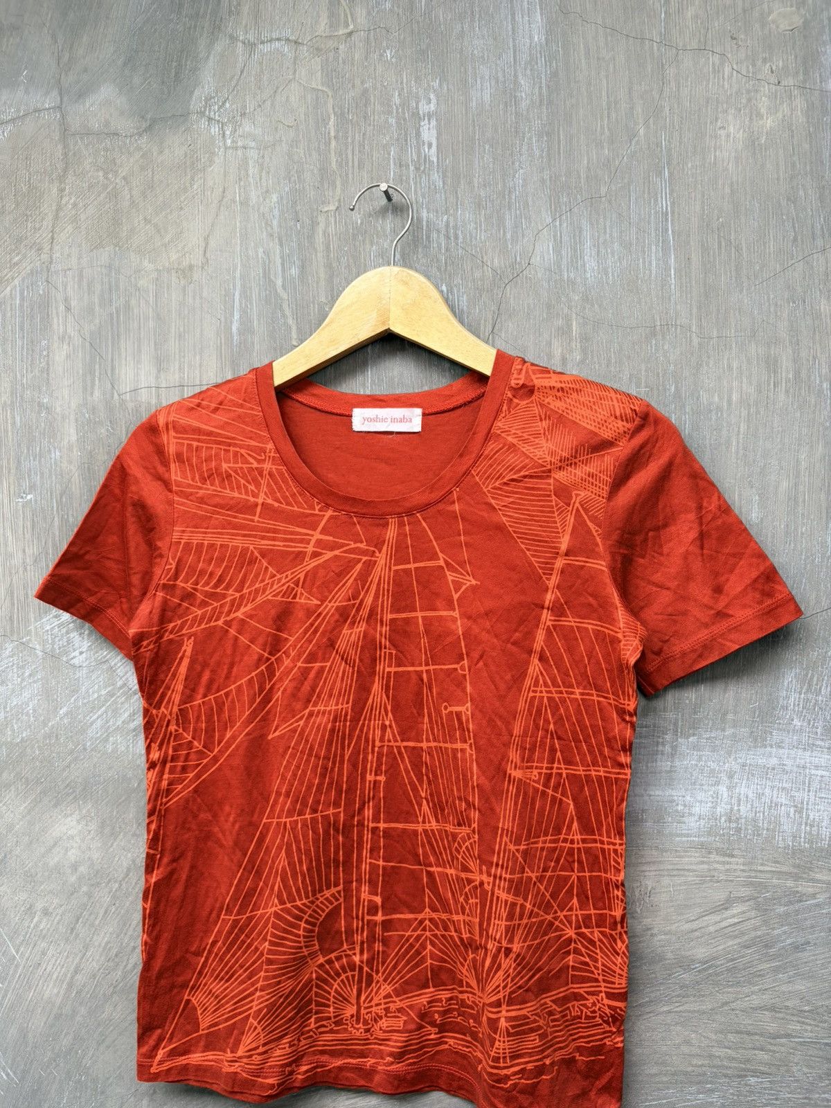 yoshie inaba Yoshie Inaba Orange T-Shirt Size S / US 4 / IT 40 - 2 Thumbnail
