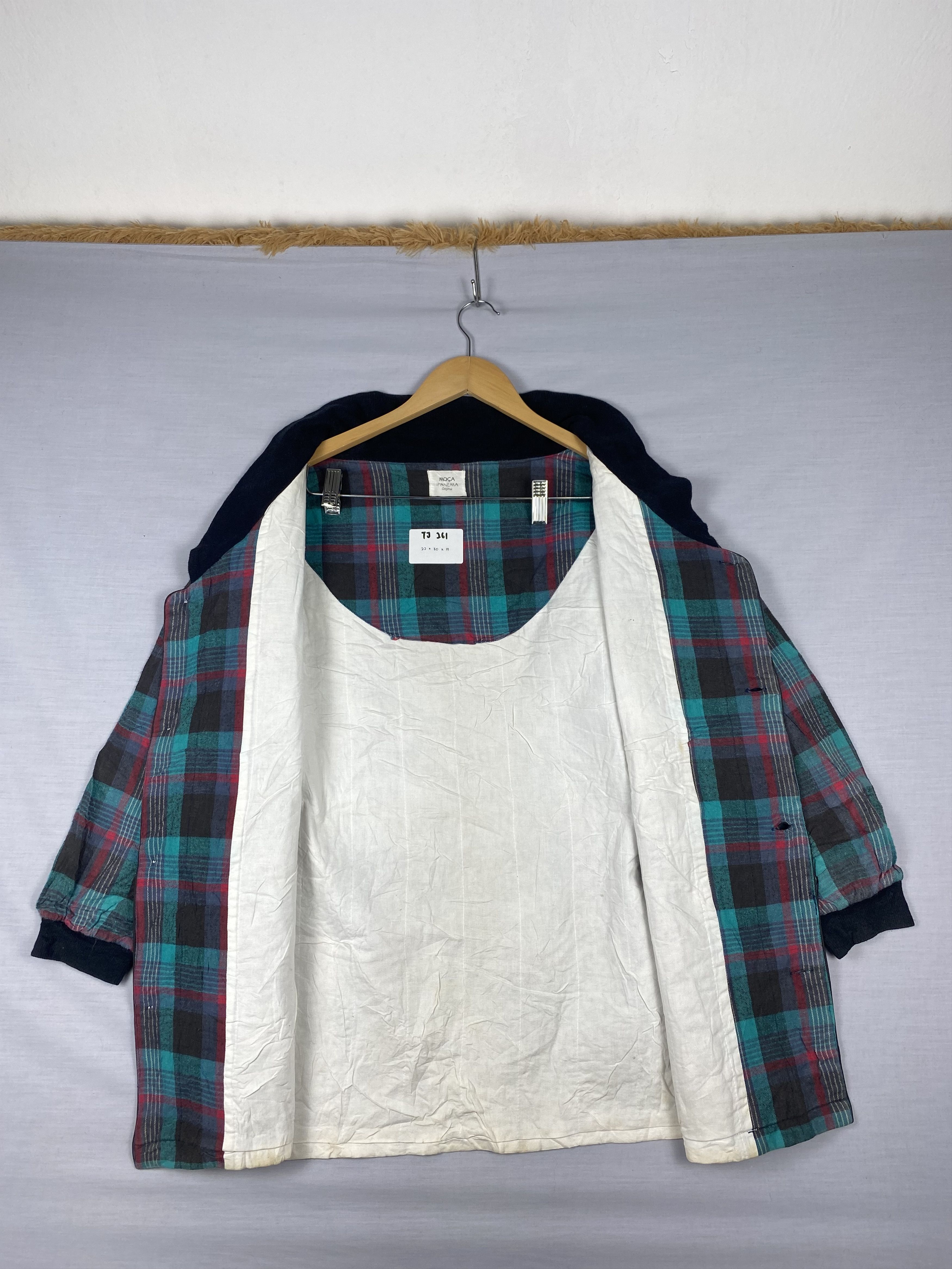Flannel Vintage Moca Fleece Lining Flannel Shirt Jacket Size US M / EU 48-50 / 2 - 3 Thumbnail