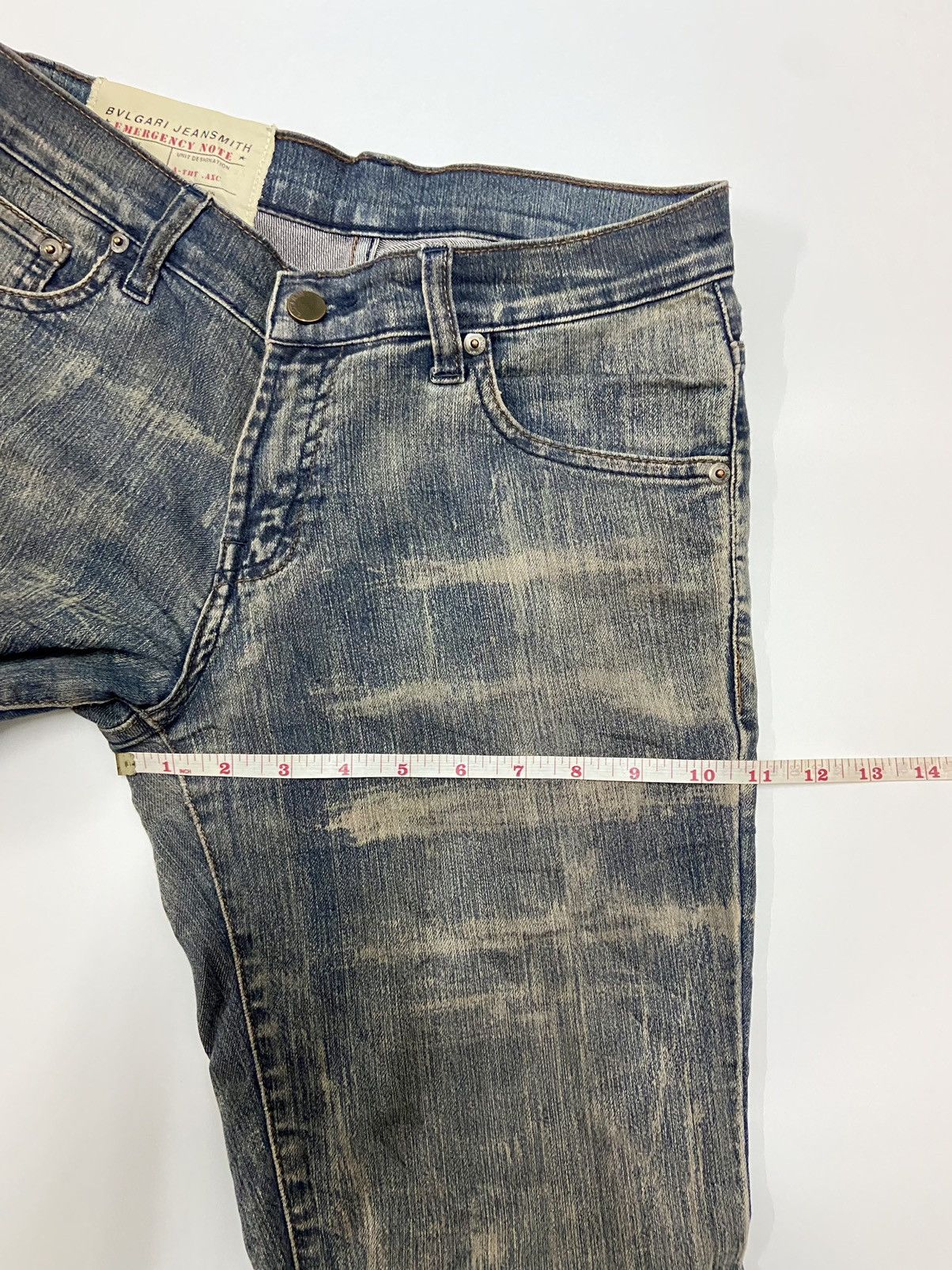 Bvlgari BVLGARI FLARE JEANS Size 29" - 7 Thumbnail