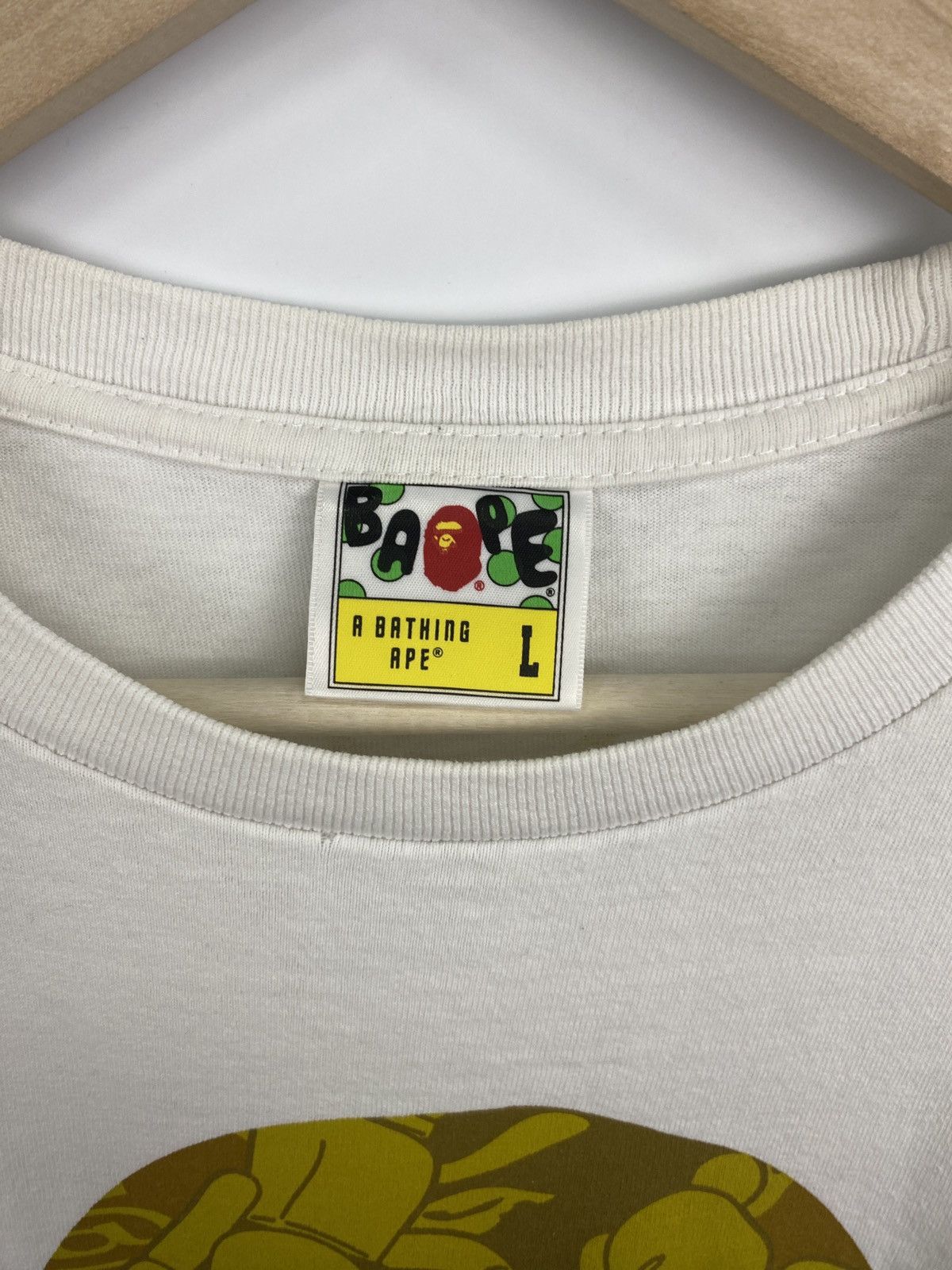 Bape Bape x Medicom Bearbrick Big Ape Head Tee Size US L / EU 52-54 / 3 - 6 Thumbnail