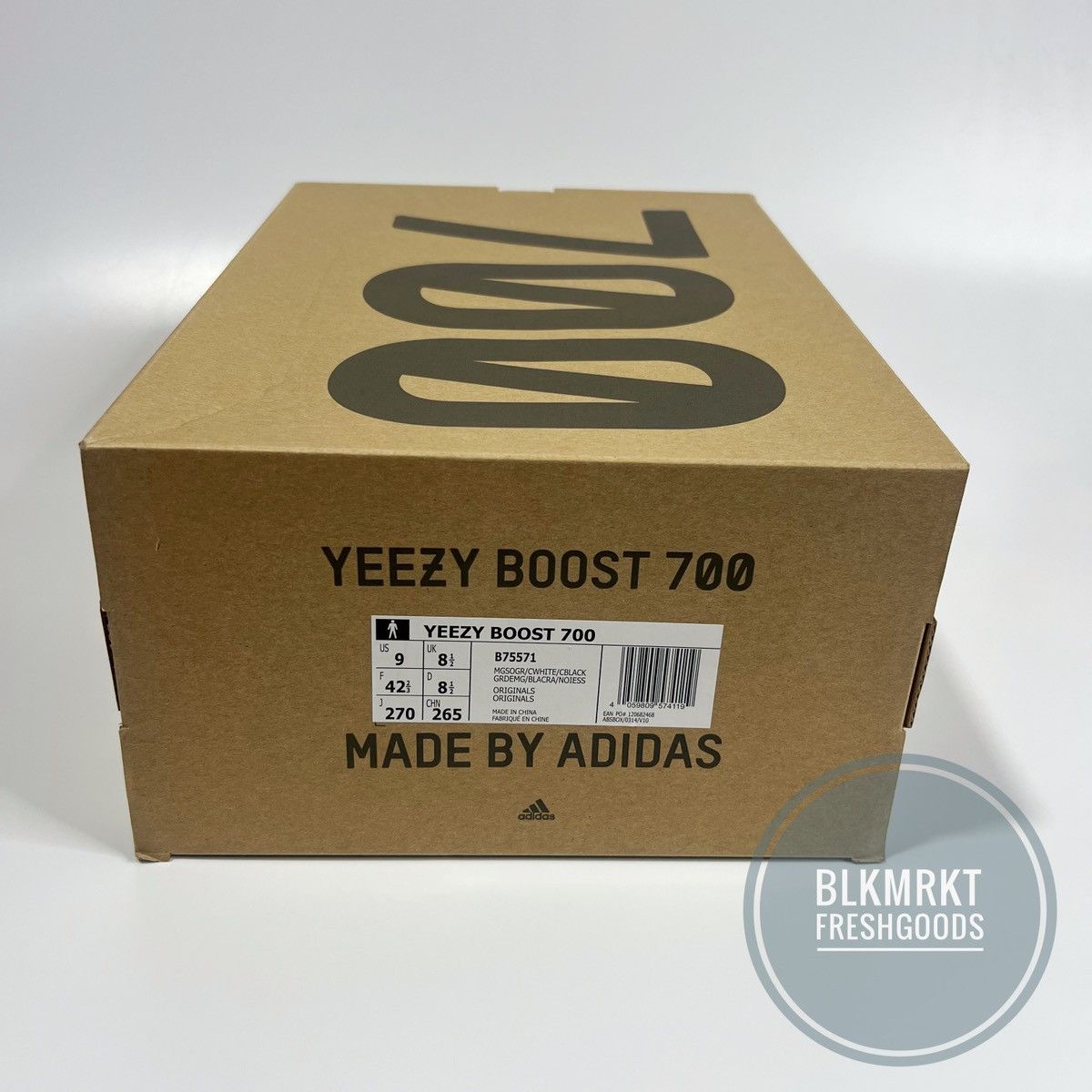 Yeezy adidas Yeezy Boost 700 Wave Runner Solid Grey 9 Size US 9 / EU 42 - 2 Thumbnail