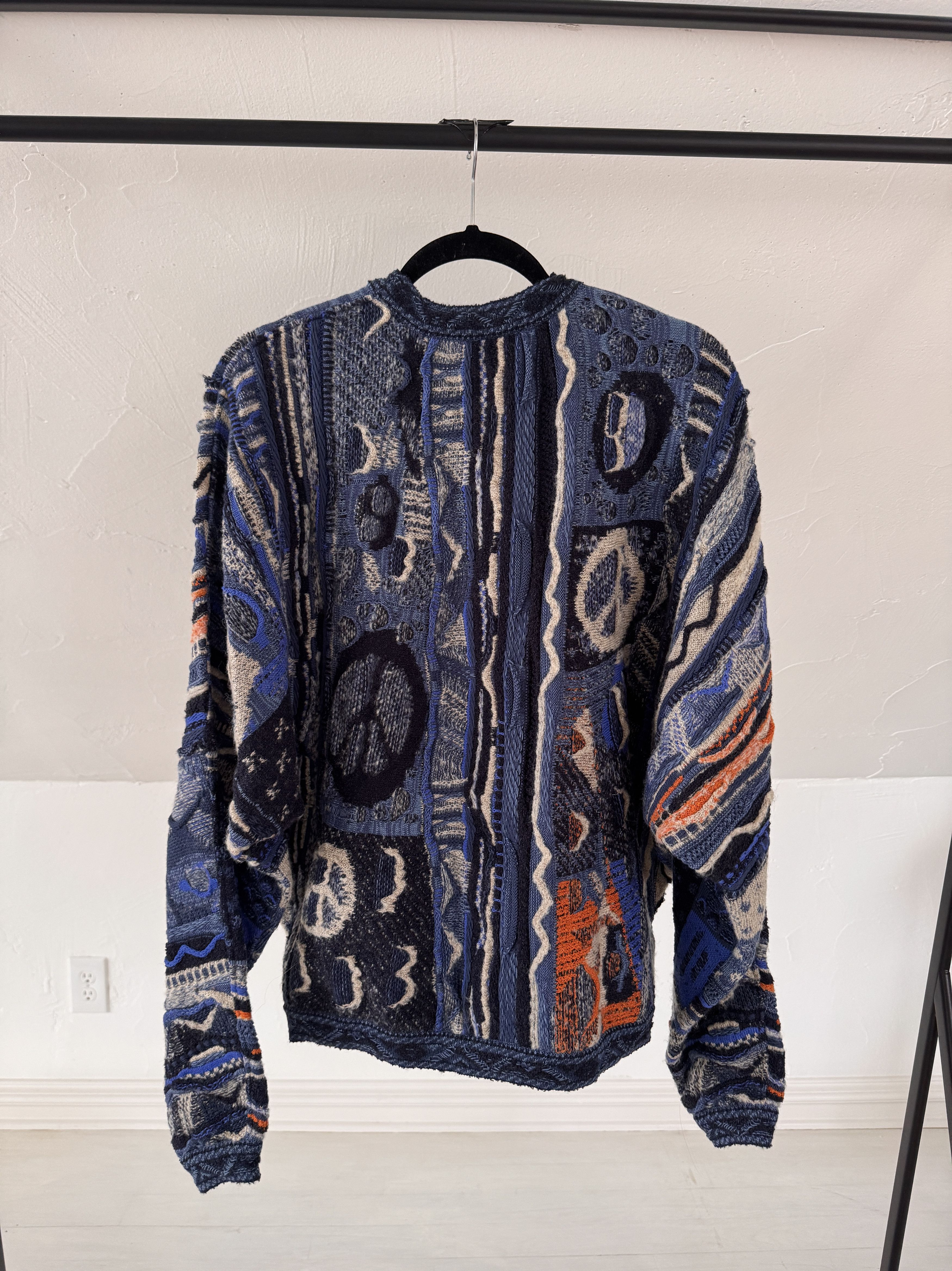 Kapital Kapital 7G Boro Gaudy Knit Sweater Size US L / EU 52-54 / 3 - 5 Thumbnail