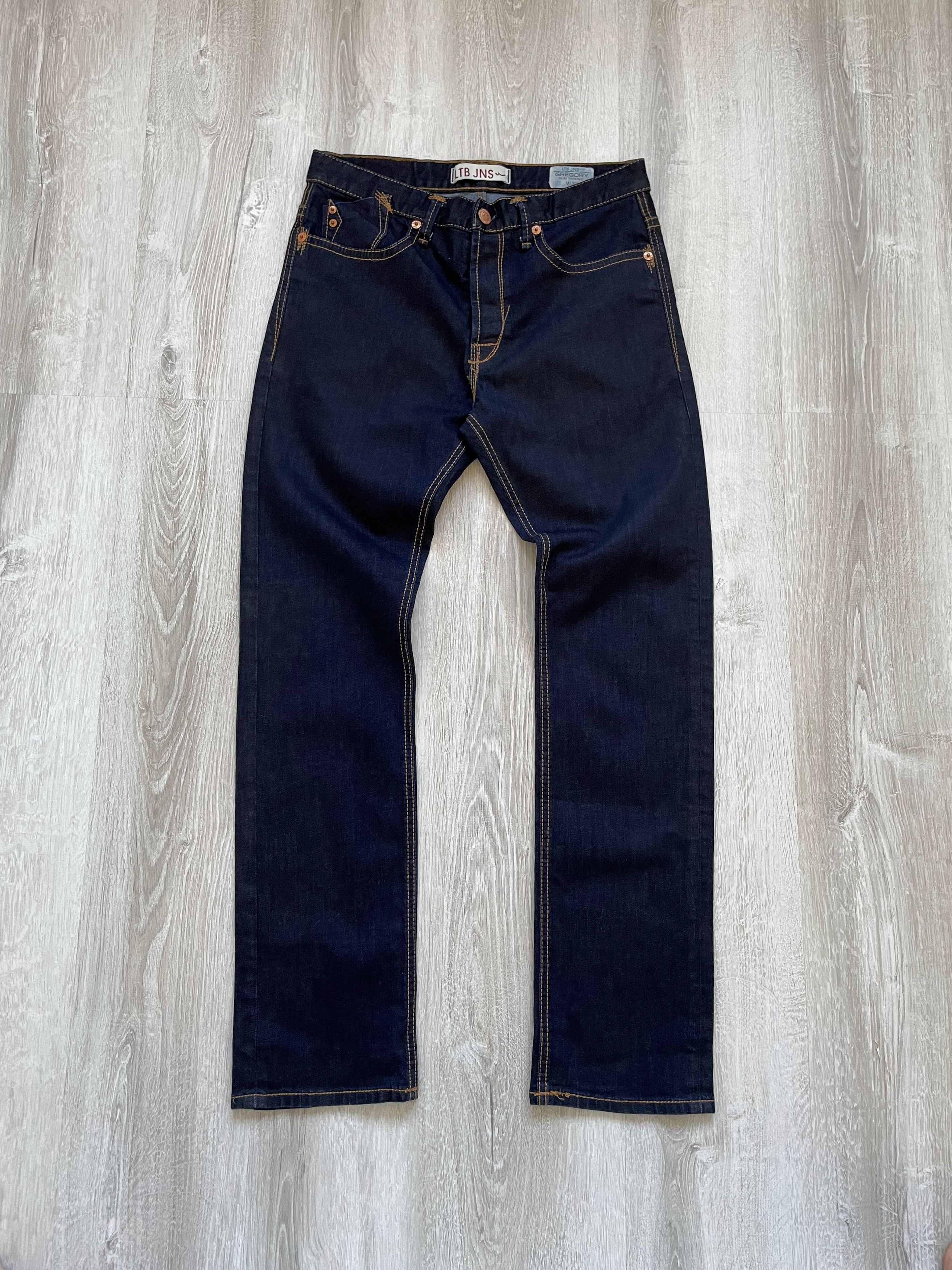 Jean LTB Jeans Gregory Slim Tapered Denim Size US 33 - 4 Thumbnail