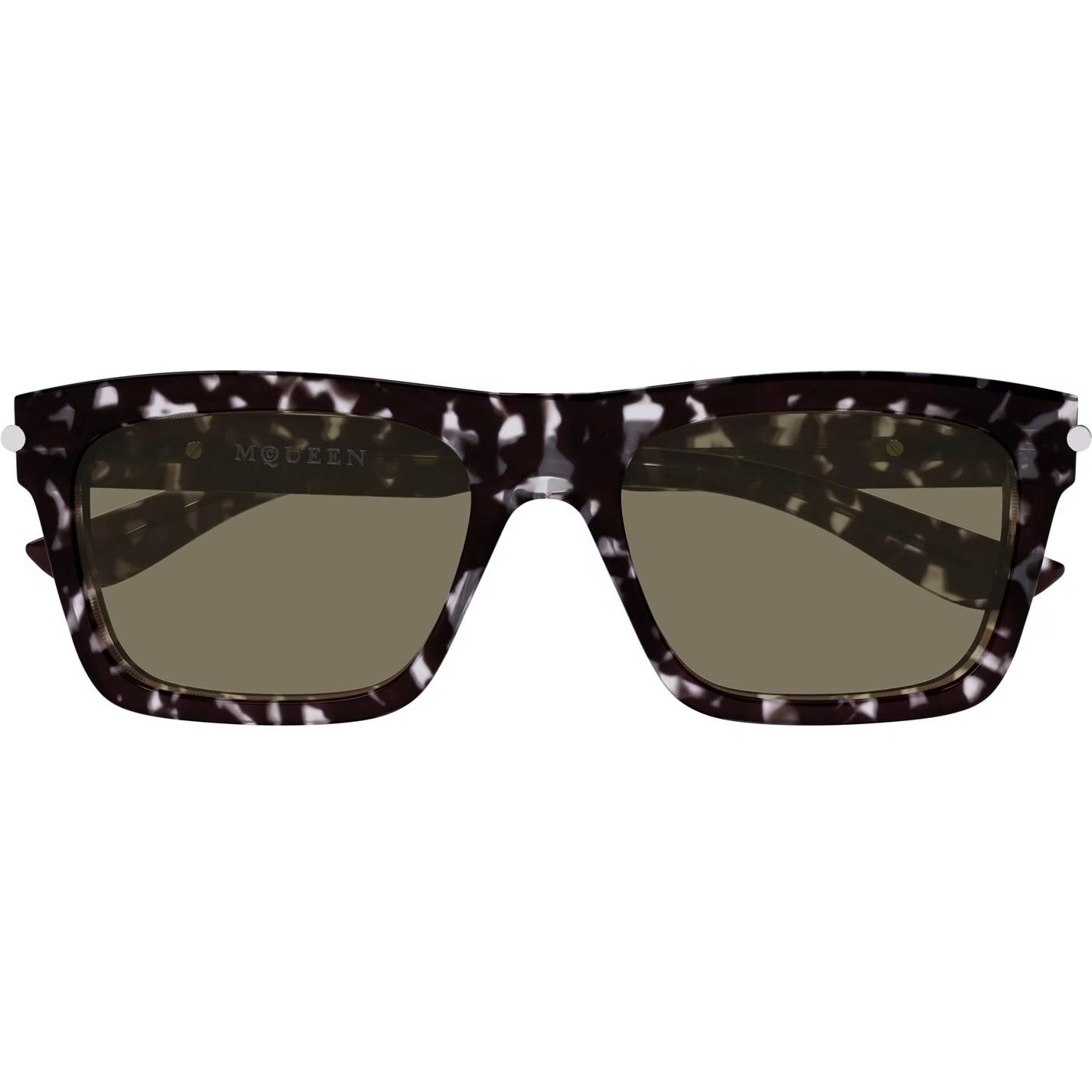 Alexander McQueen o1g2r1mq0326 Size: OS / Oversized Sunglasses in Havana Size ONE SIZE - 1 Thumbnail