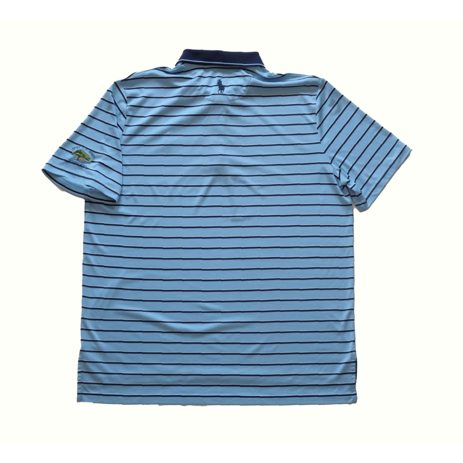 Ralph Lauren RALPH LAUREN POLO GOLF US OPEN TORREY PINES 121st STRIPE T SHIRT VTG Y2K XL MEN'S POLO SHIRT BLUE STRIPED LOGO Size US XL / EU 56 / 4 - 3 Thumbnail