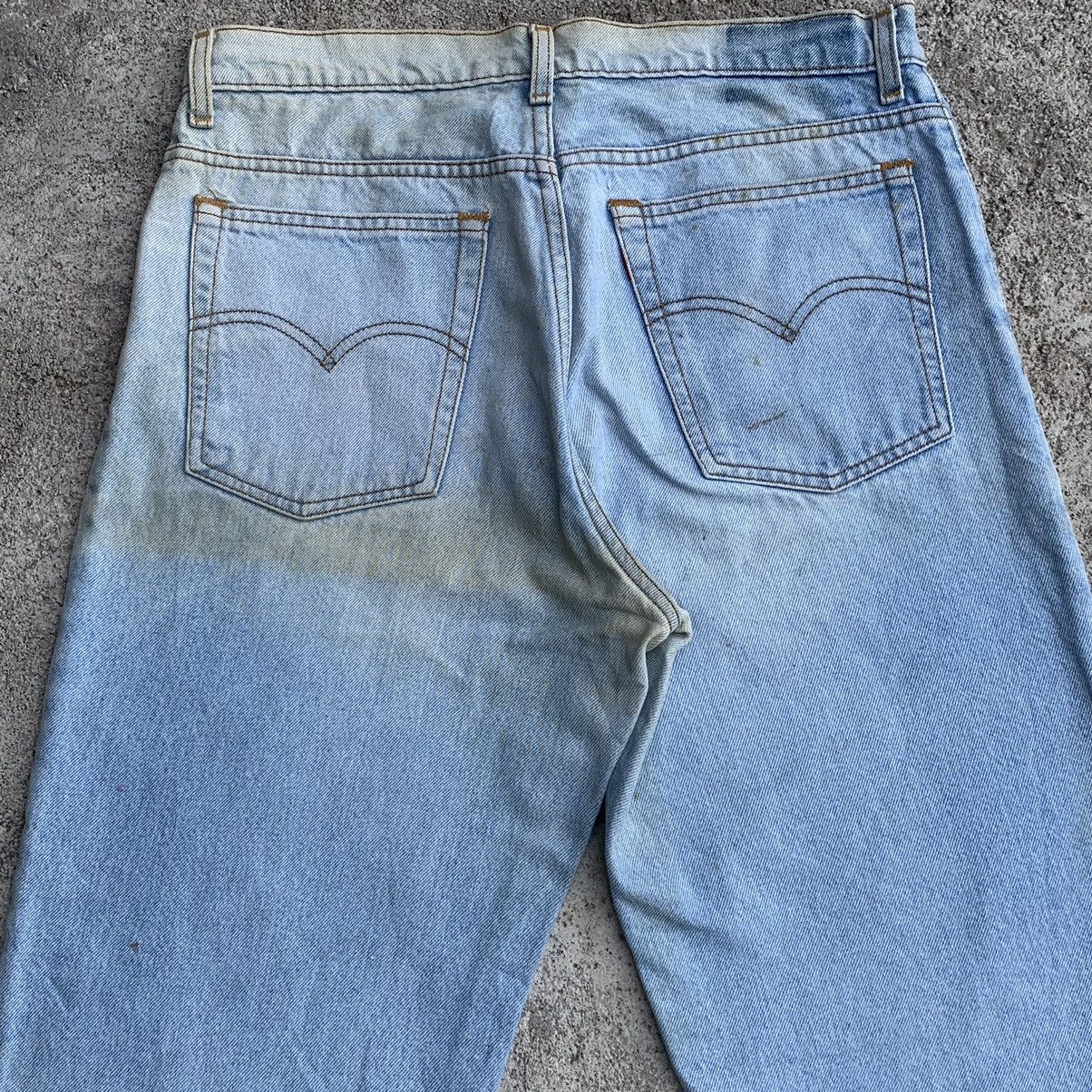 Levi's Vintage Clothing Vintage 90s Levis 503 Faded Rusty Lightwash Denim W32 Size US 32 / EU 48 - 8 Thumbnail