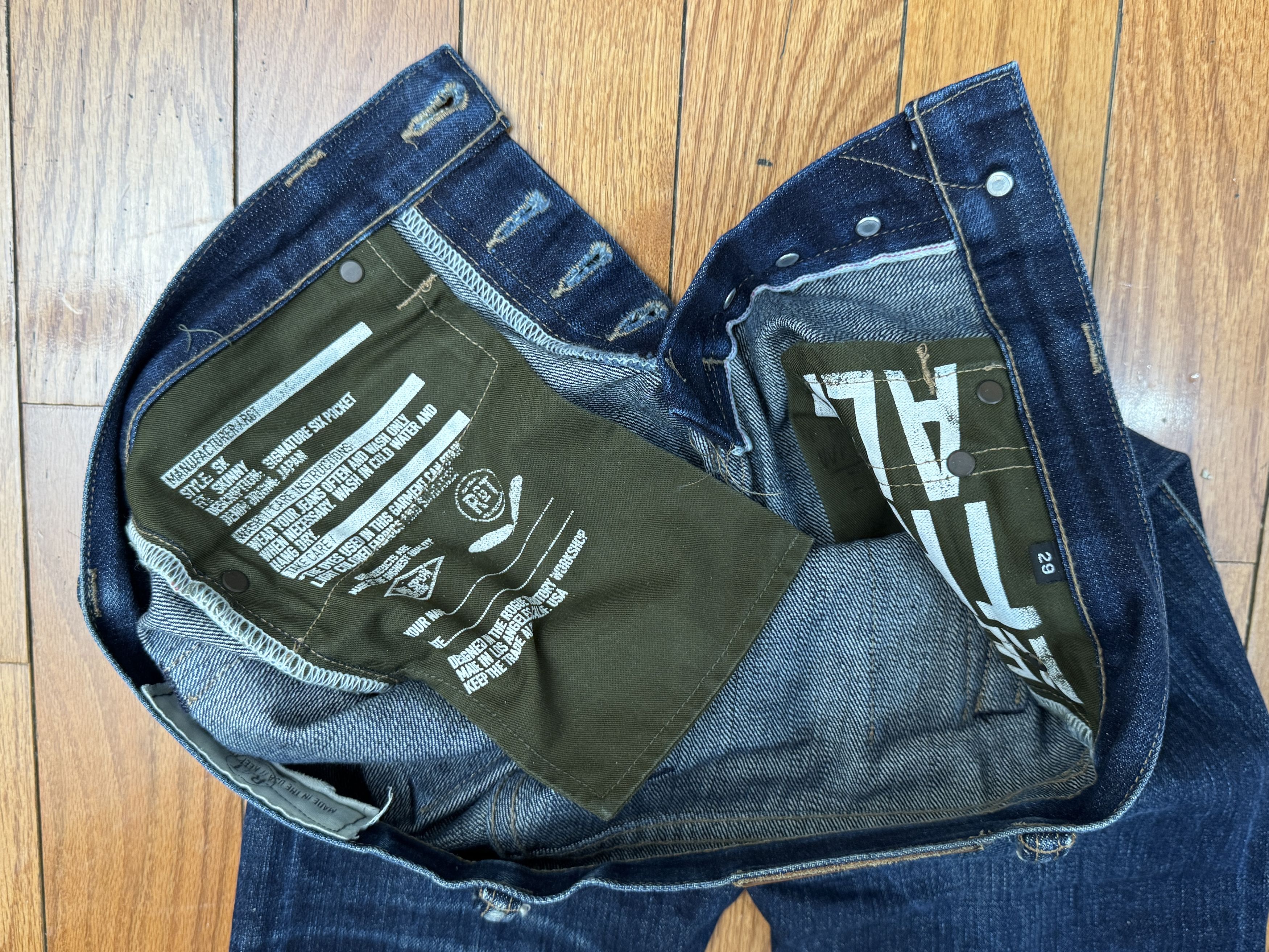 Rogue Territory Rogue Territory SK 15oz Indigo Size US 29 - 6 Thumbnail