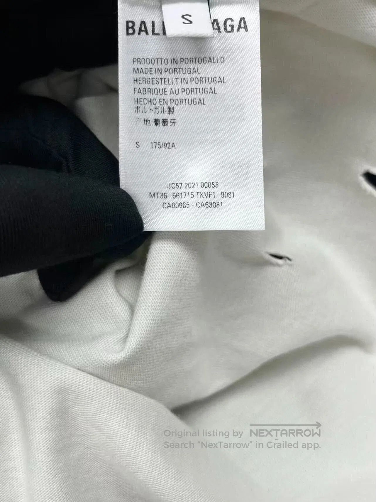 Balenciaga balenciaga my name is wide fit t-shirt. Size US S / EU 44-46 / 1 - 5 Thumbnail