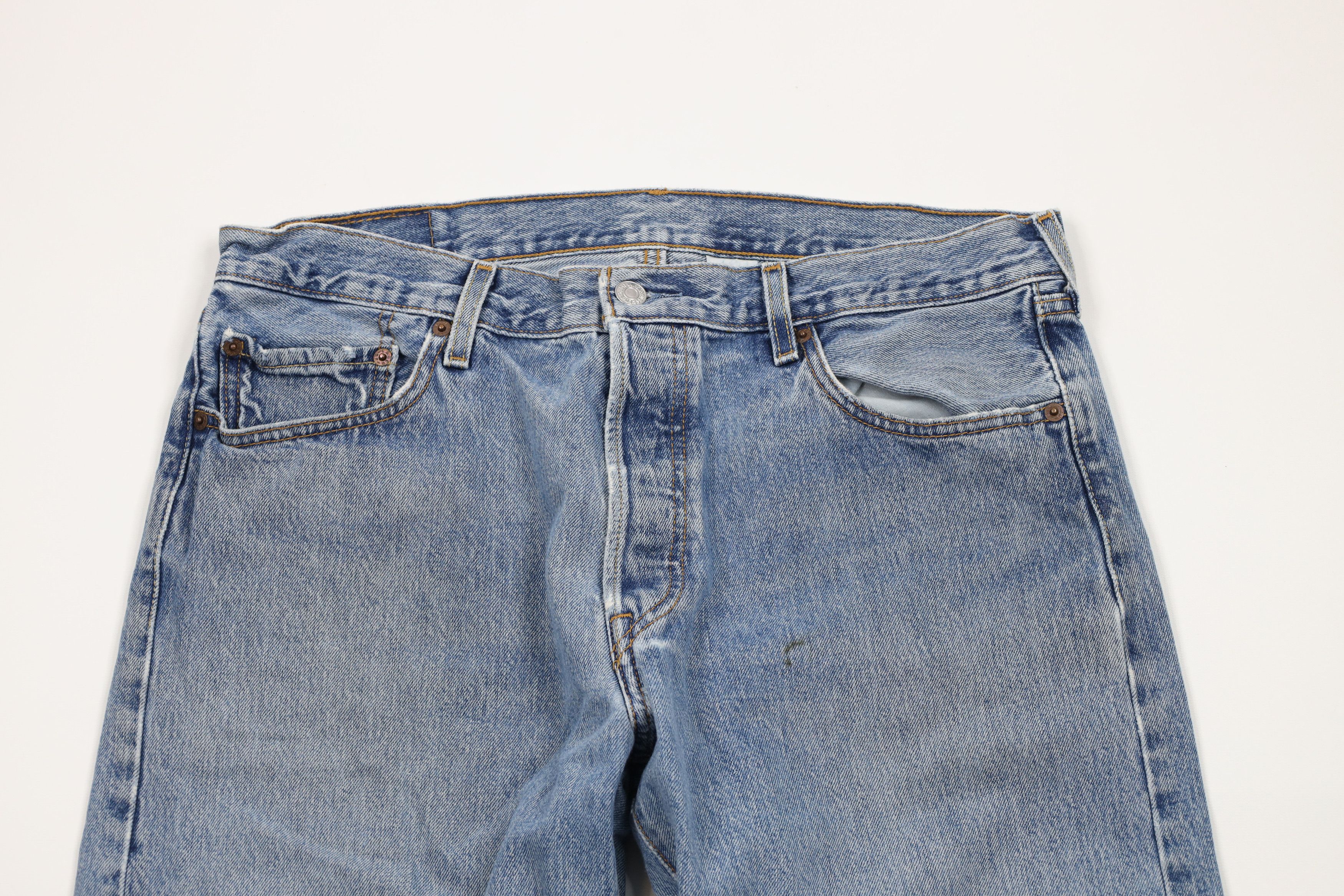 Levi's × Vintage Vintage Y2K 2003 Levis 501xx Original Fit Button Fly Jeans Size US 36 / EU 52 - 2 Thumbnail