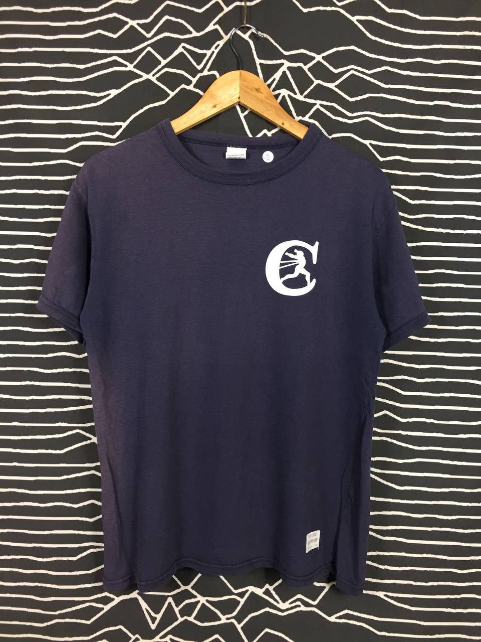 Champion × Vintage Vtg Sunfaded Champion Athletic Dept New York 1919 Tee Size US M / EU 48-50 / 2 - 6 Thumbnail