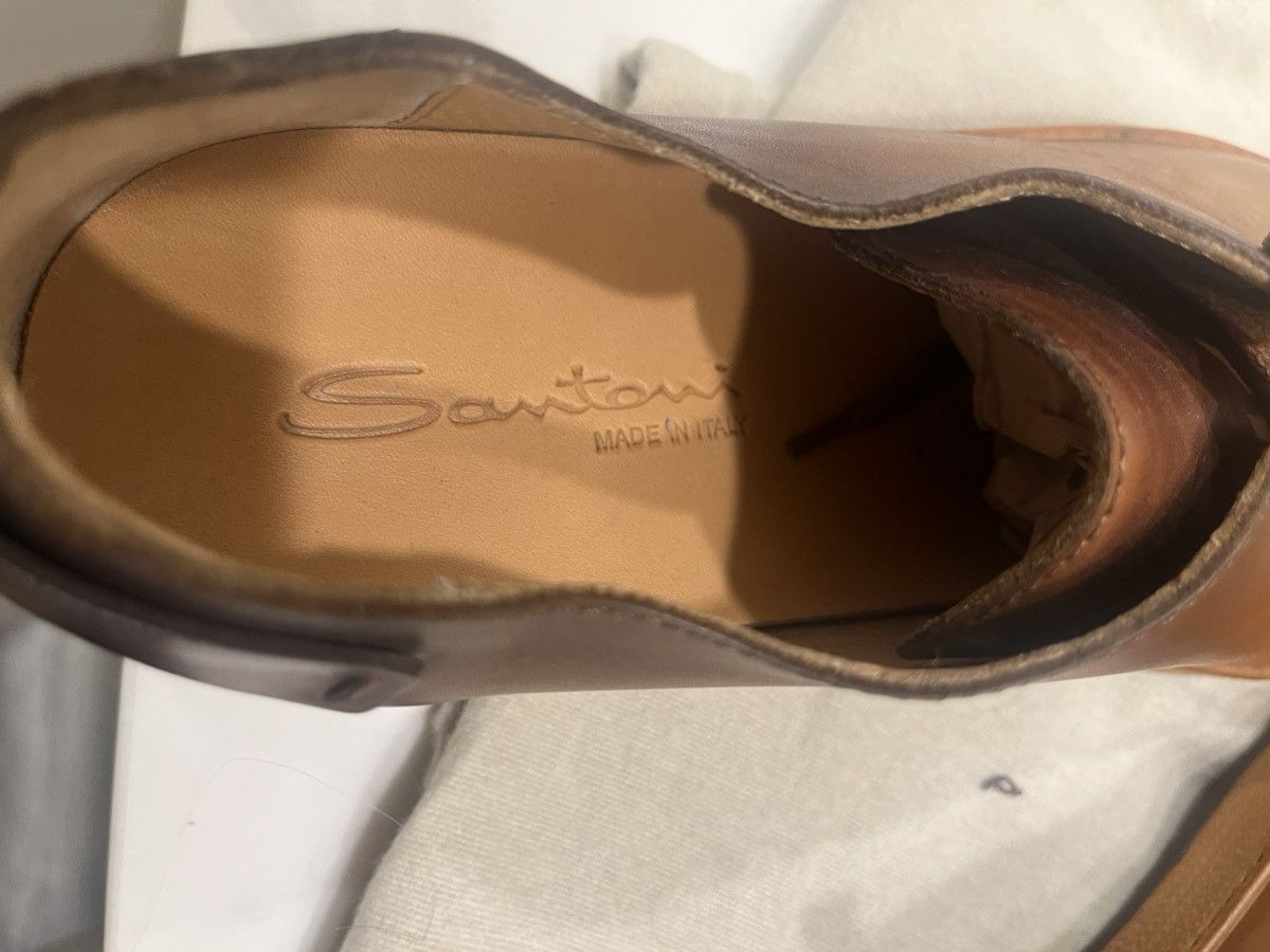 Santoni Leather Santoni Low-Top Sneakers Size US 11 / EU 44 - 4 Thumbnail