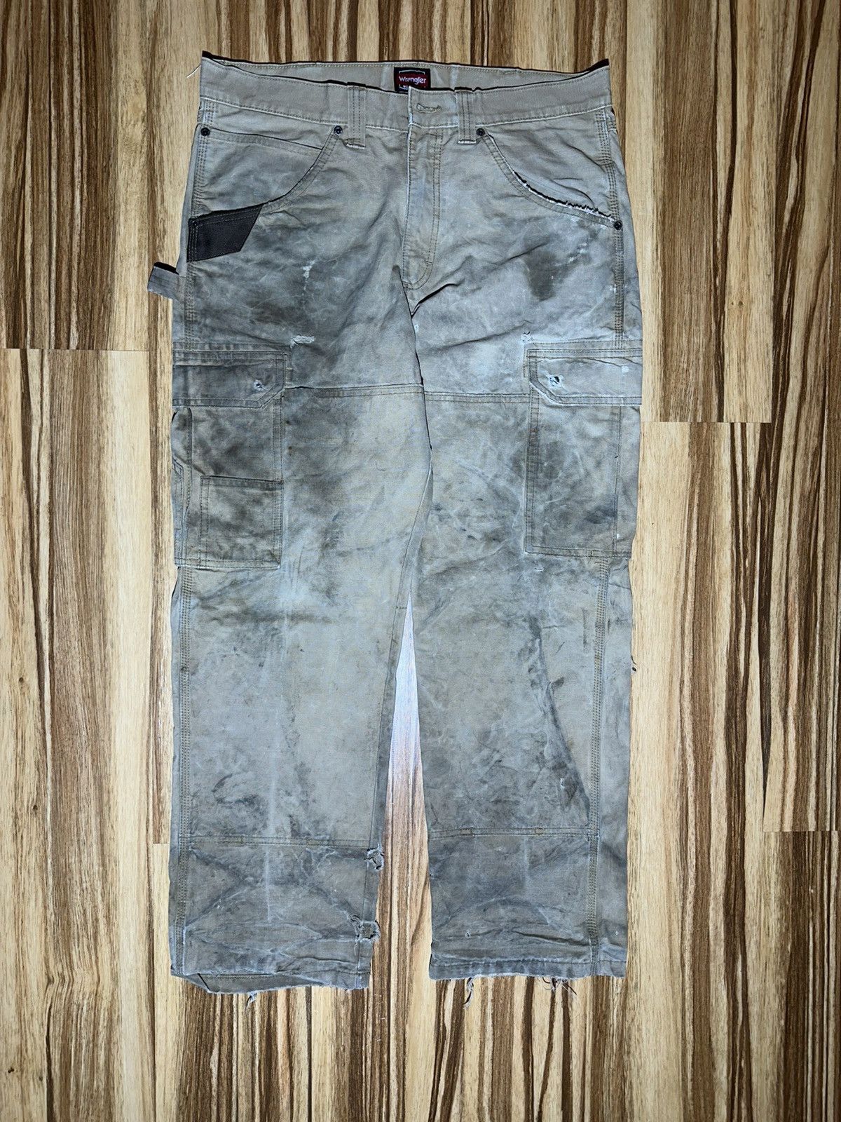 Wrangler Wrangler Tan Work Cargo Pants Size US 33 - 1 Thumbnail