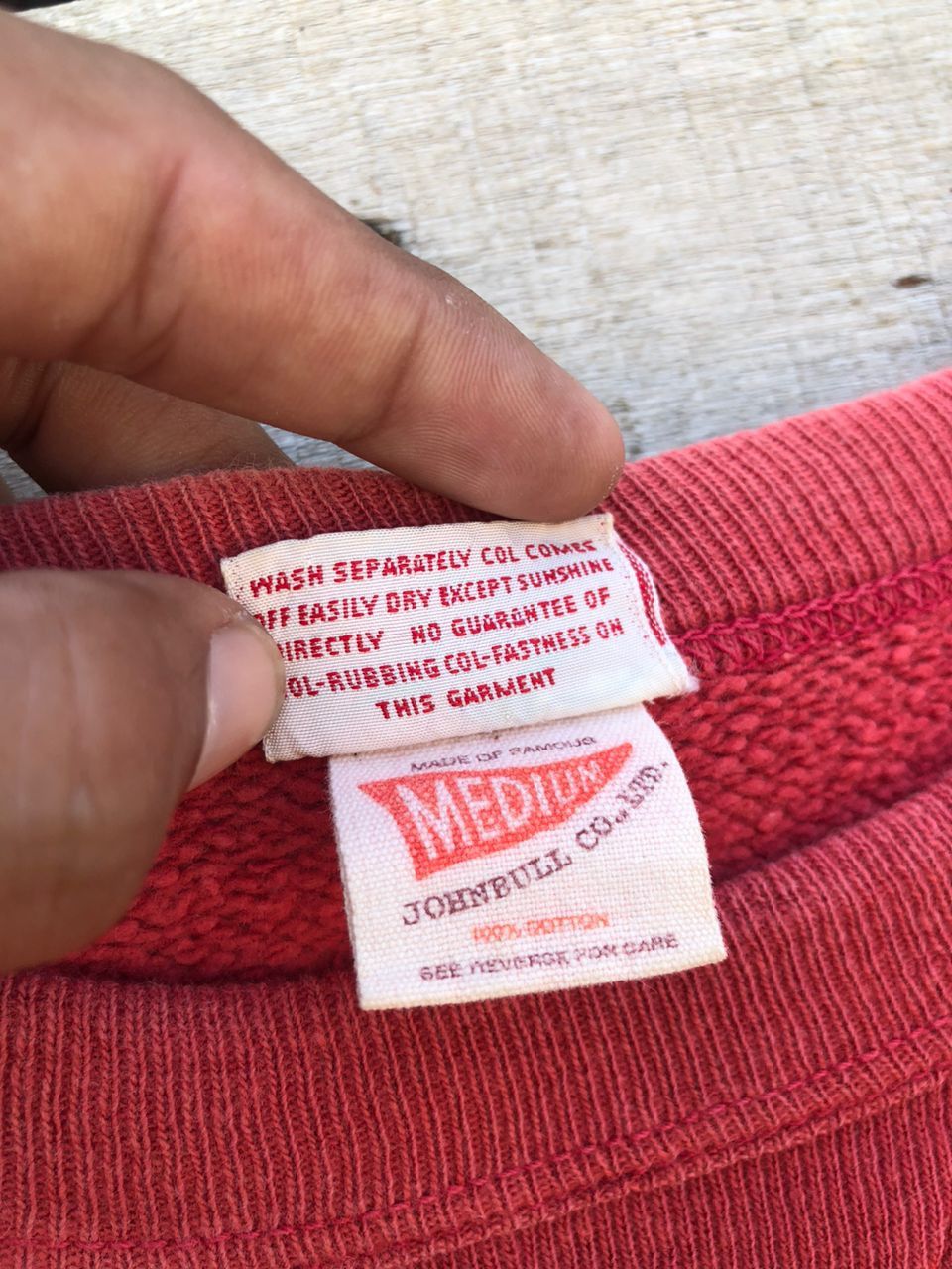 Johnbull Vtg Col-Off x Johnbull "Fuck Em Indigos" Mirror Sweatshirt Size US M / EU 48-50 / 2 - 4 Thumbnail