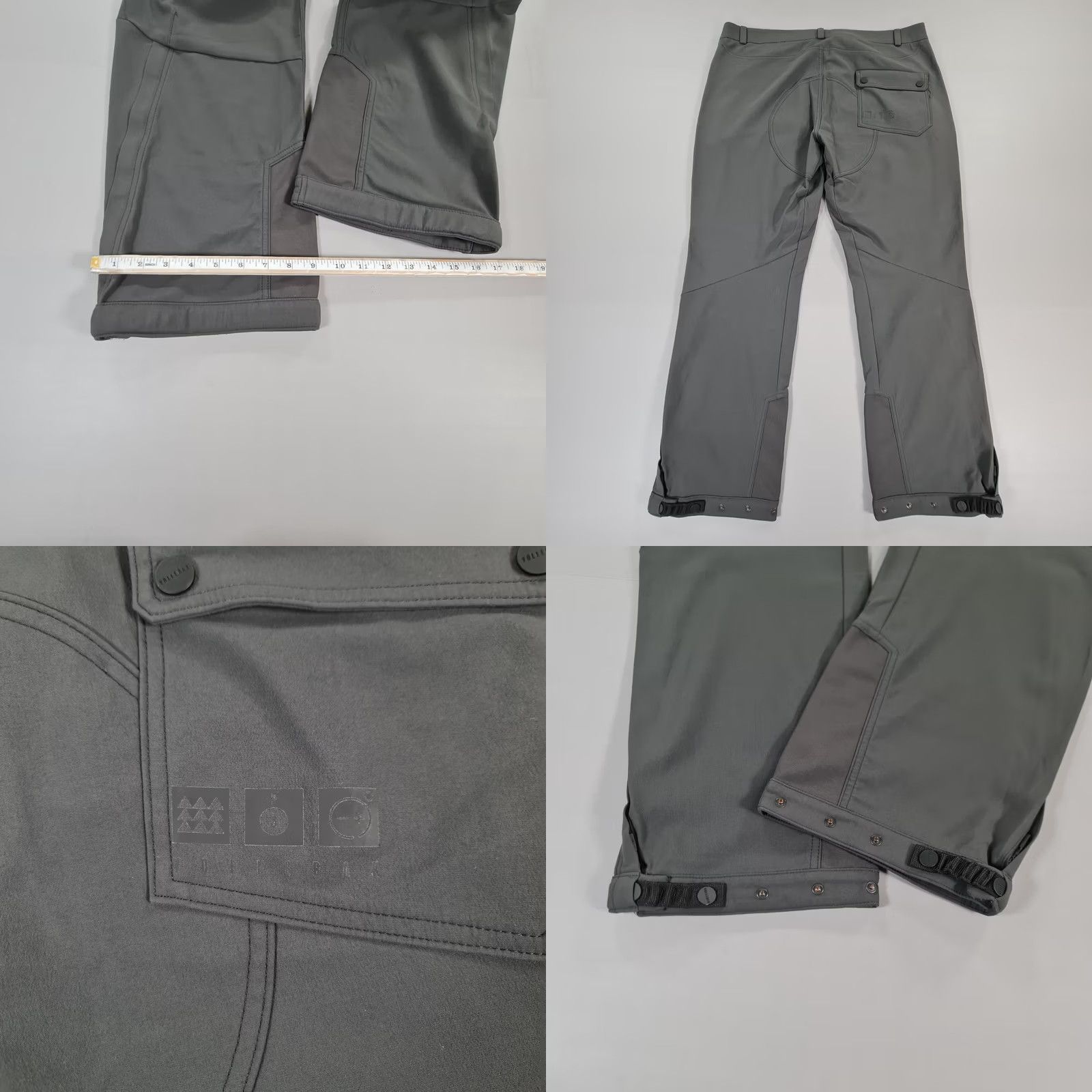 Vintage Vollebak Mens Trousers Gray 2XL Cargo Pocket Stretch Windproof Lightweight Hiking 31in Inseam Casual Mens Size US 39 - 8 Thumbnail
