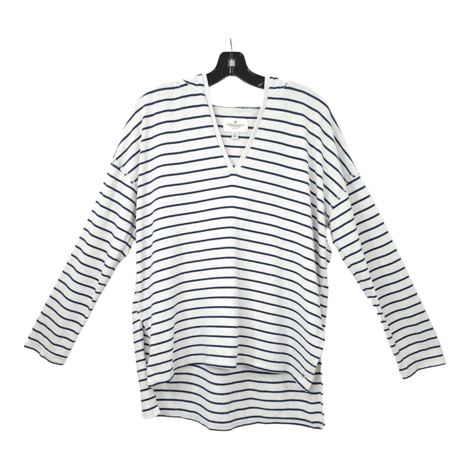 American Eagle Outfitters American Eagle V Neck Pullover Hoodie Sweater Womens Size L Size L / US 10 / IT 46 - 1 Thumbnail