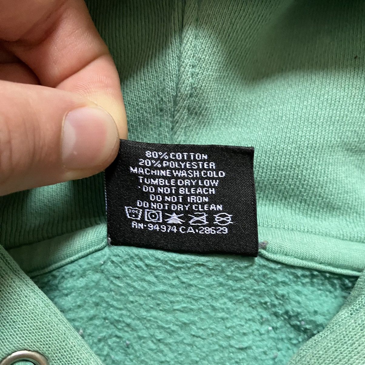 Stussy Vintage Stussy Big Logo Hoodie Streetwear Rare USA Y2K Size US S / EU 44-46 / 1 - 5 Thumbnail