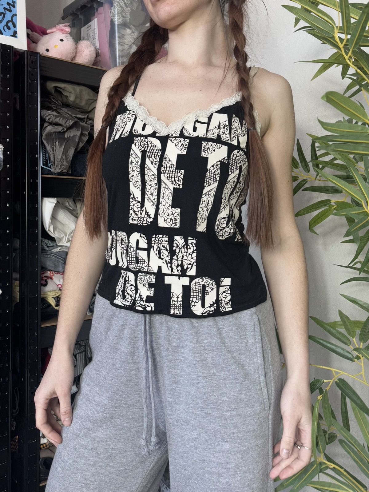Morgan Homme VINTAGE MORGAN DE TOI 2000s TANK TOP Size M / US 6-8 / IT 42-44 - 7 Thumbnail