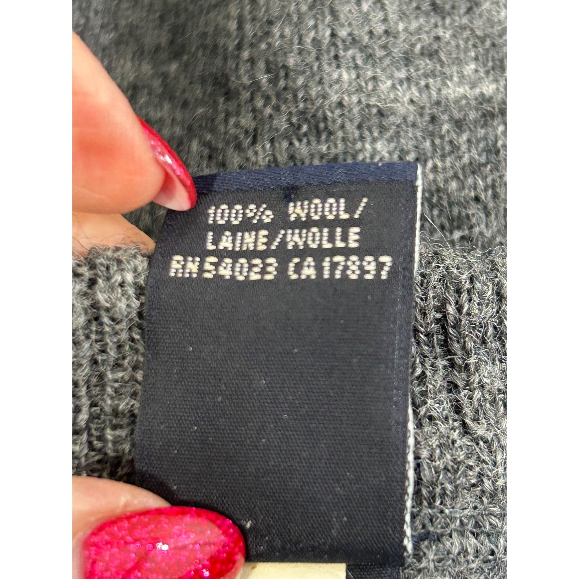 Gap Gap Men’s Sweater Grey L Pullover Ribbed Crewneck Wool Class Size US L / EU 52-54 / 3 - 5 Thumbnail
