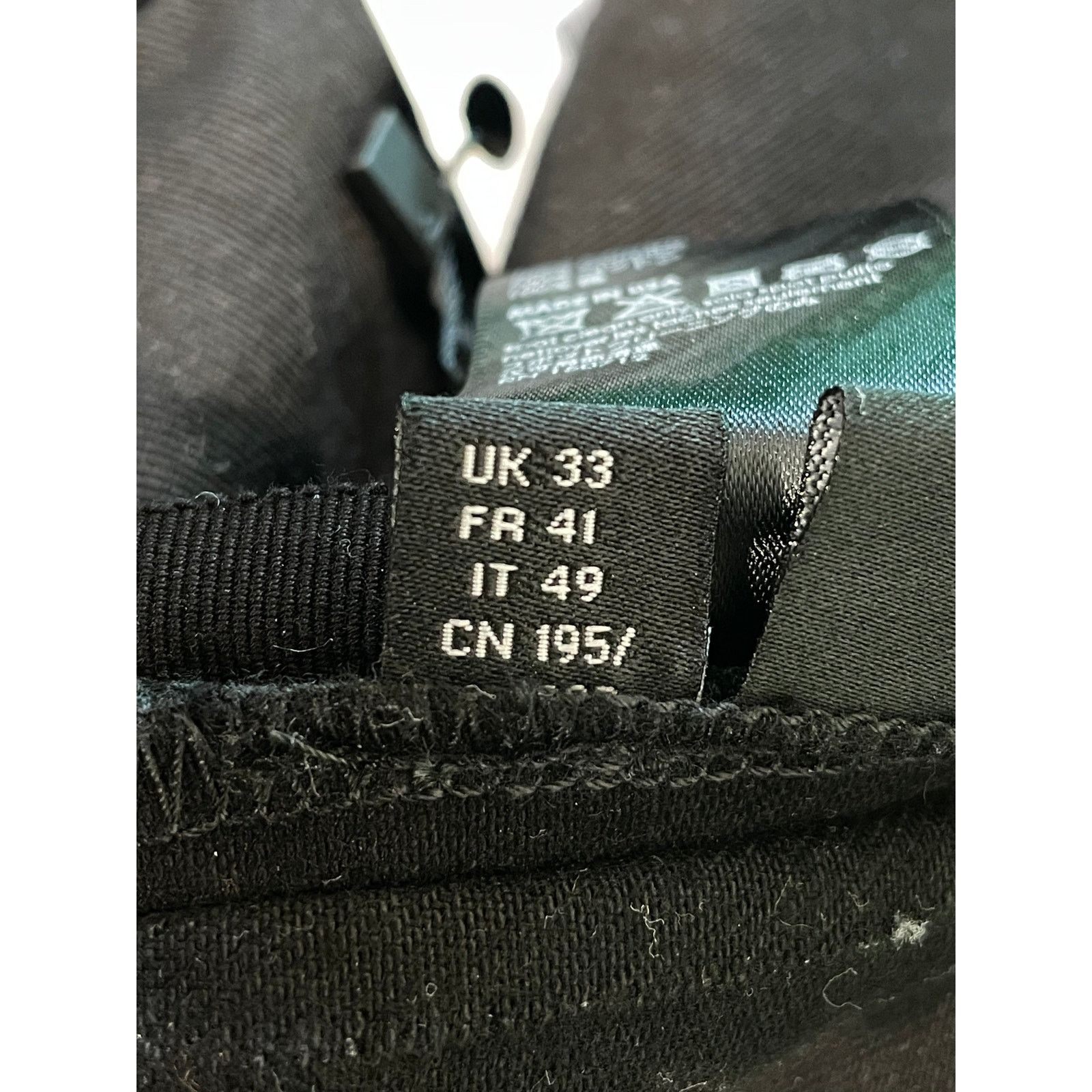 Amiri Amiri Clay Side Logo Black Jeans Size US 33 - 11 Thumbnail