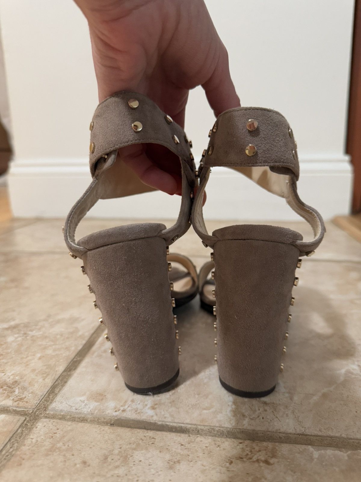 Jimmy Choo suede heeled High Heel Sandals Jimmy choo Size US 9 / IT 39 - 7 Thumbnail