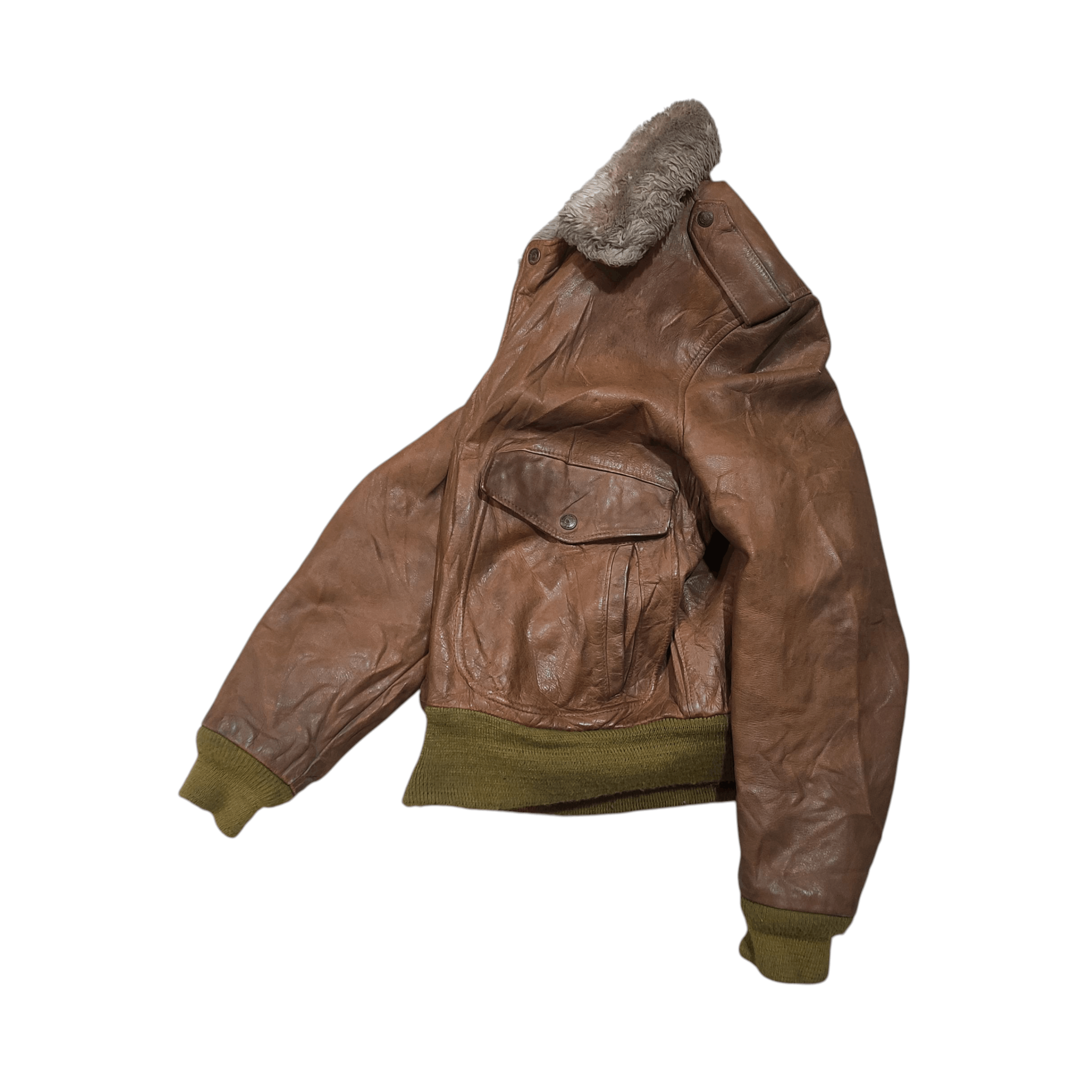 Schott Vintage Schott Leather Bomber 80s Size US M / EU 48-50 / 2 - 6 Thumbnail