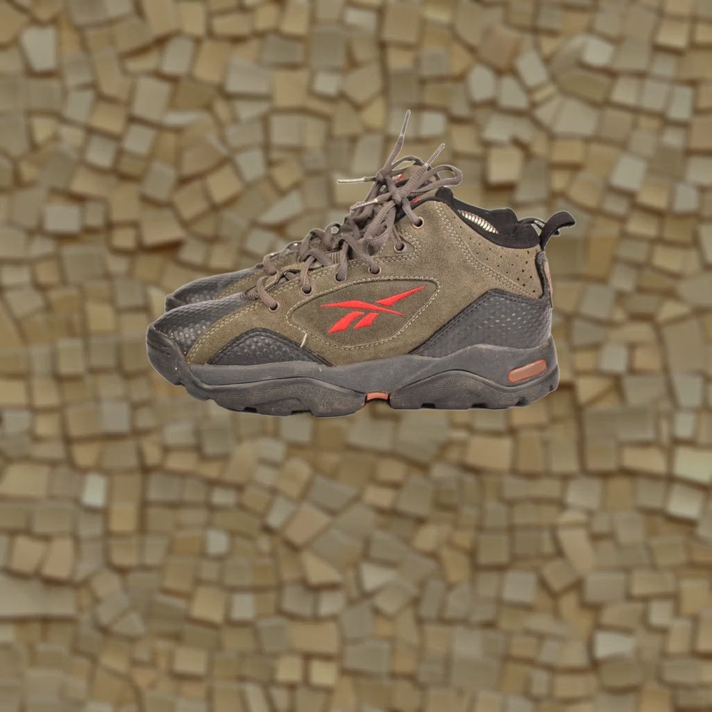 Reebok VINTAGE Reebok RB 306 Sneakers Trainers US 7 Suede Gray Men Size US 6 / EU 39 - 1 Thumbnail