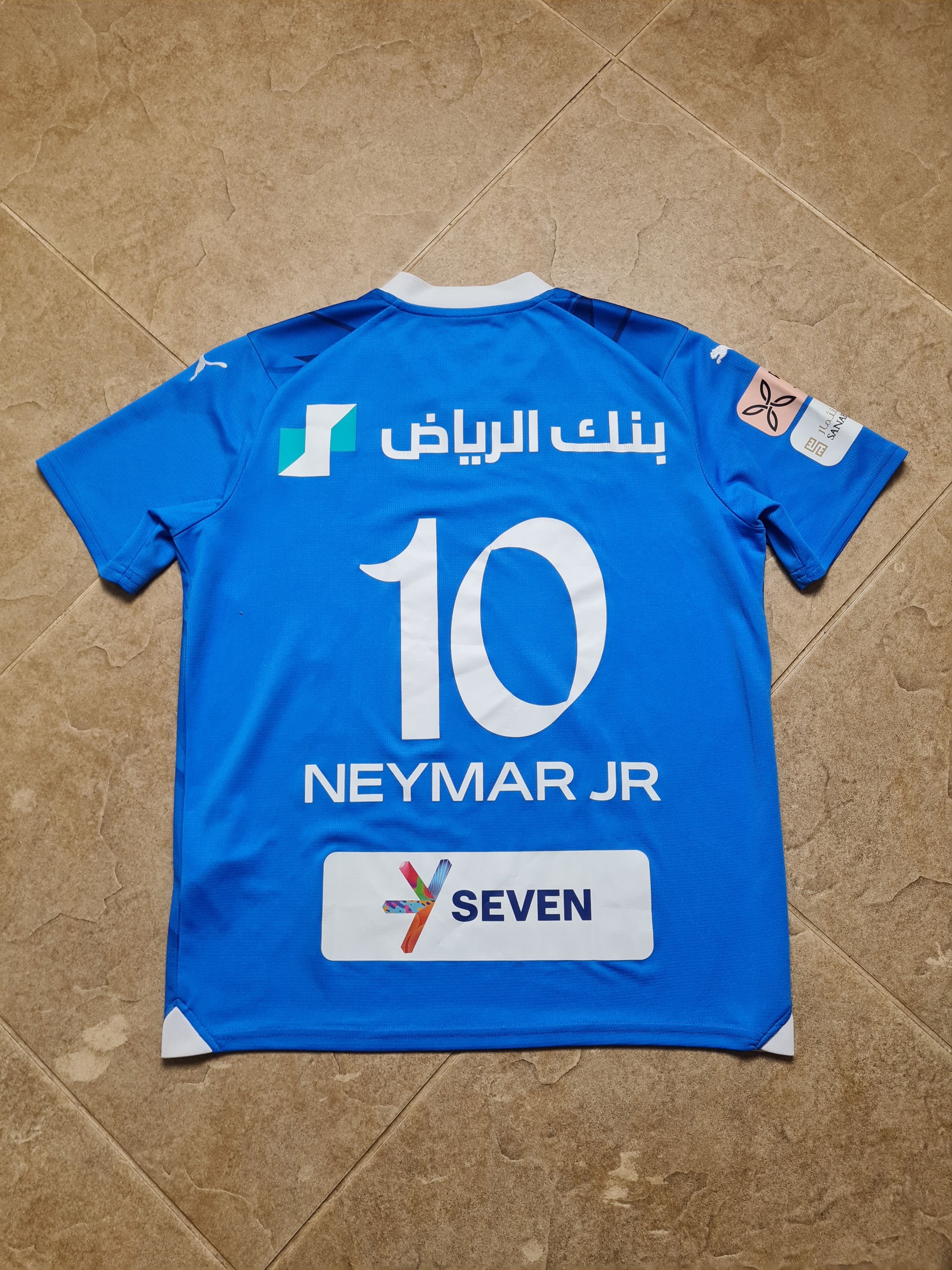 Puma Puma 2023-2024 Al-Hilal Home Soccer Shirt Neymar Jr #10 Size US S / EU 44-46 / 1 - 1 Thumbnail