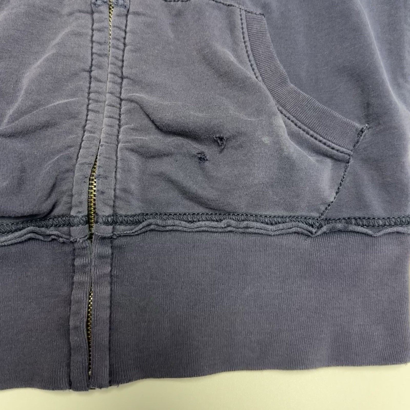Ralph Lauren Polo Jeans Company Hoodie Womens XS 17x22.5 Blue Flag Embroi Size XS / US 0-2 / IT 36-38 - 6 Thumbnail