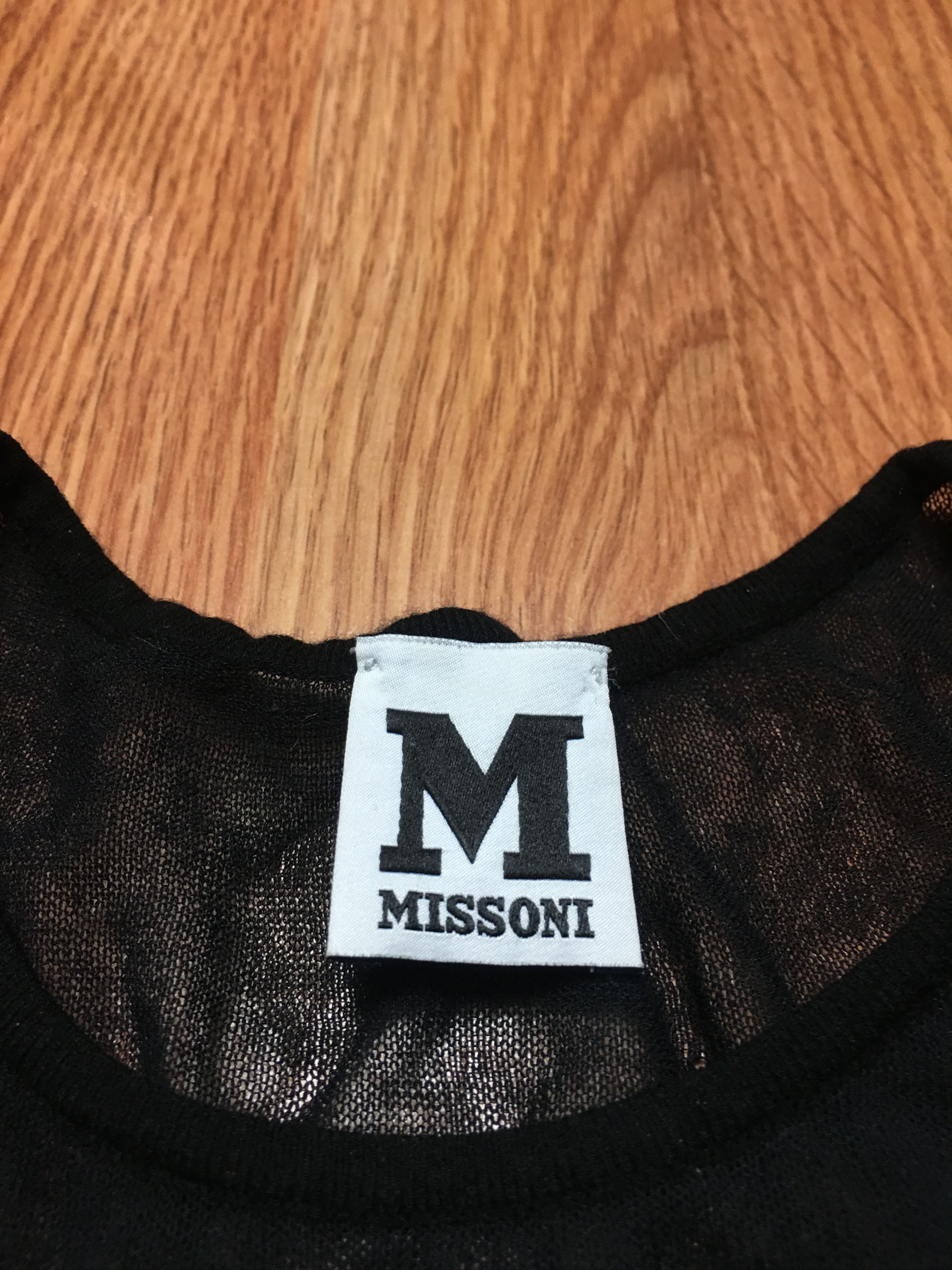 Missoni Missoni M Black Textured Knit Top Size S / US 4 / IT 40 - 8 Thumbnail