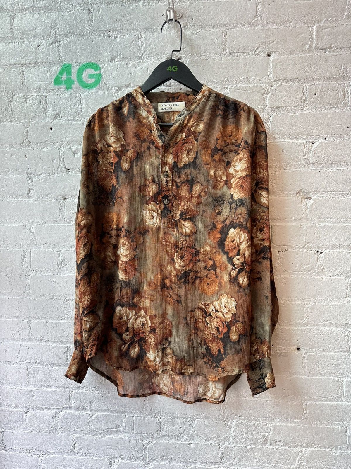 Enfants Riches Deprimes EARLY ERD FLORAL SILK BUTTON UP SHIRT M-L Size US M / EU 48-50 / 2 - 1 Thumbnail