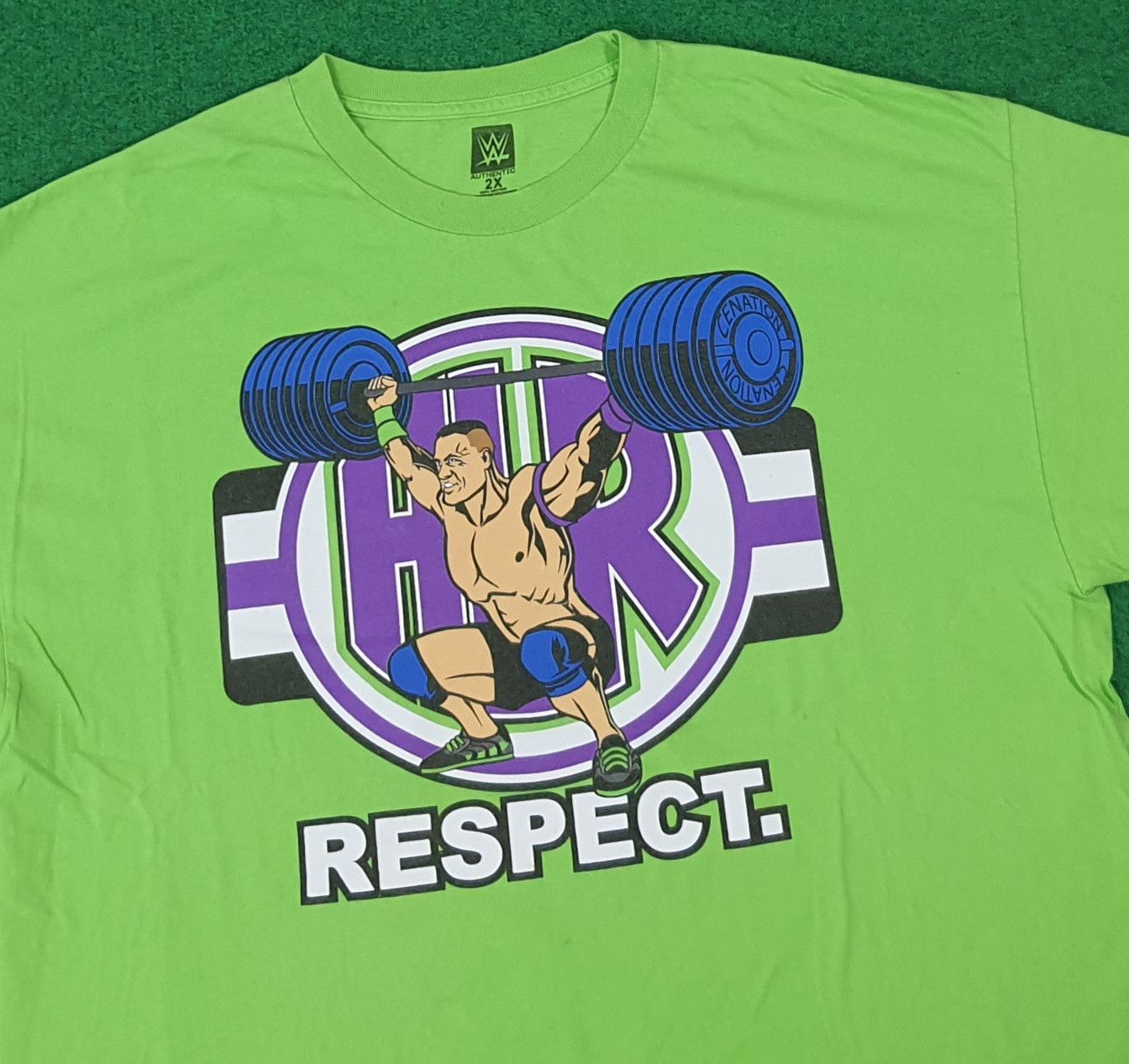 WWE Vintage 2018 John Cena Authentic WWE Wear Tee C276N35 Size US XL / EU 56 / 4 - 2 Thumbnail