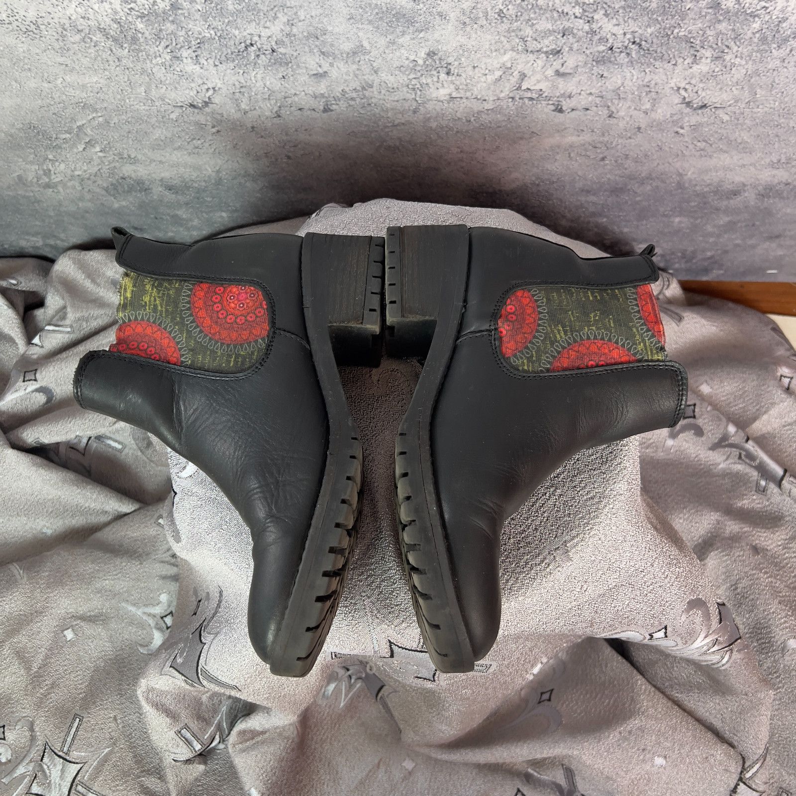 Desigual Desigual Women s Leather Boots Size 39 Black ` Size US 9 / IT 39 - 8 Thumbnail
