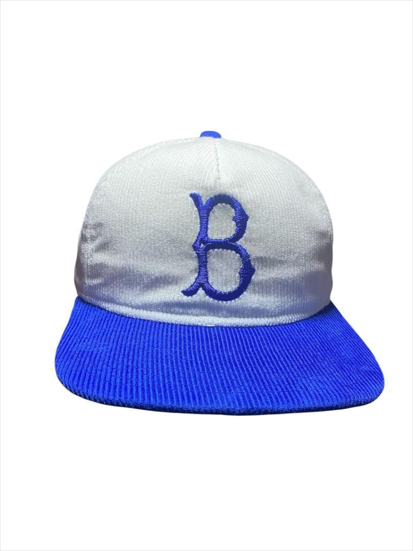 New Era Vintage New Era Brooklyn Dodgers White Corduroy Snapback Size ONE SIZE - 1 Thumbnail