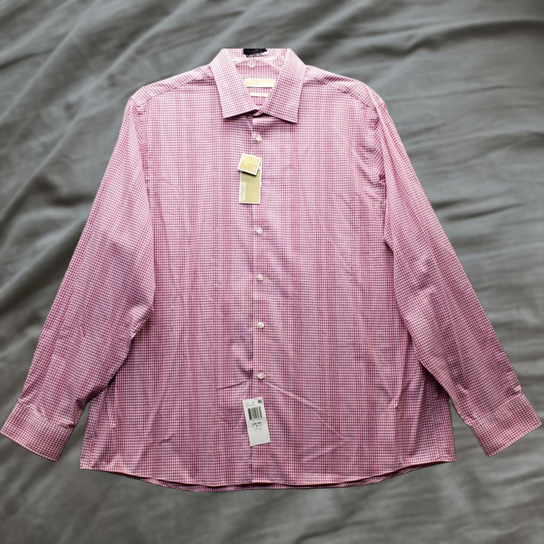 Michael Kors Michael Kors Dress Shirt Mens 18 Multi Checkered Regular Fit Non Iron Button Down XS Size 48R - 1 Thumbnail