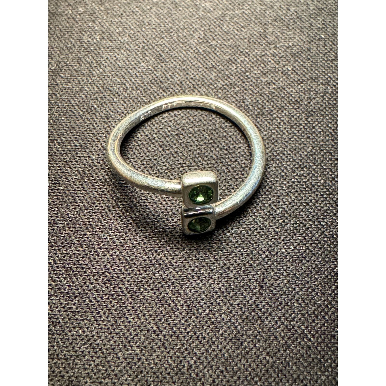 Other 925 Sterling Silver Alex & Ani Emerald Ring Size 5.5 Size ONE SIZE - 2 Thumbnail