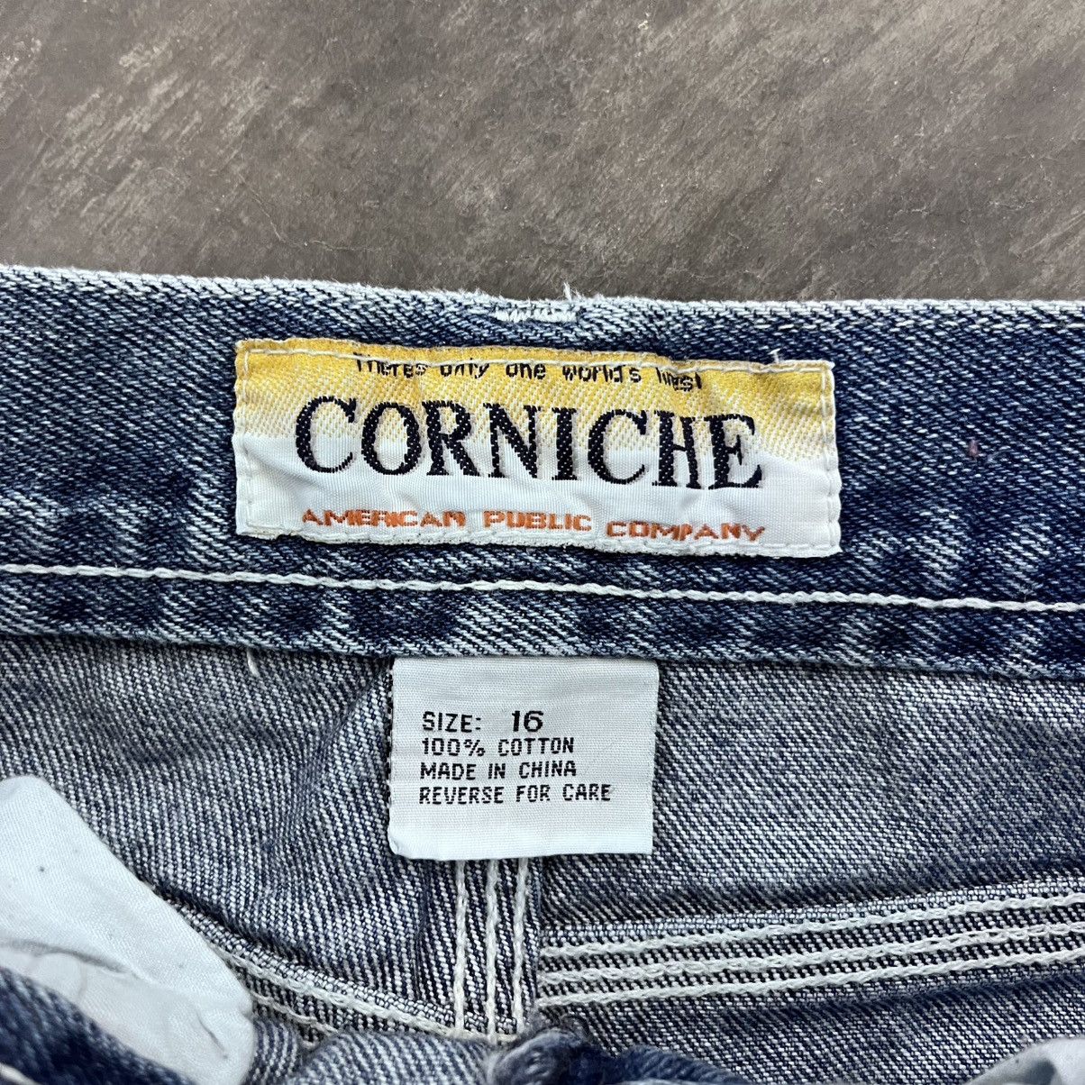 JNCO × Vintage CRAZY Y2K baggy wide leg jeans striped denim info style 27" Size 26" / US 2 / IT 38 - 5 Thumbnail