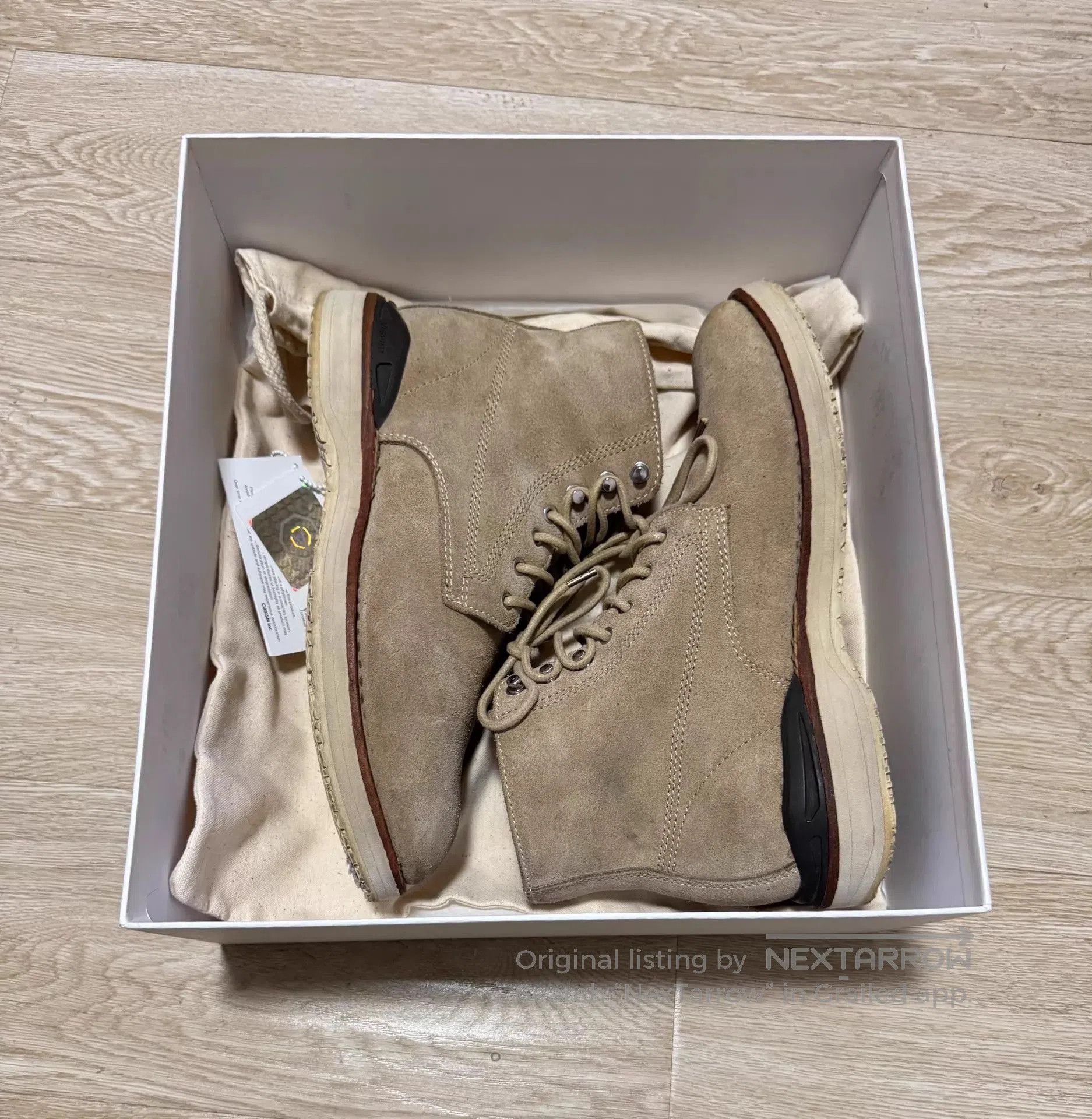 Visvim Visvim Wabanaki Blanket Boots Folk | Sand | Grailed