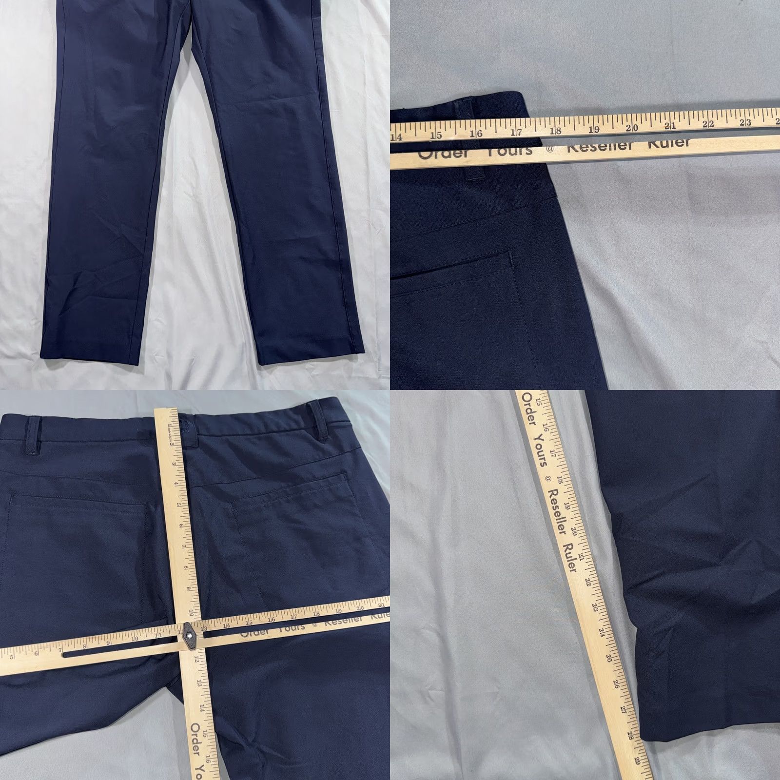 Footjoy FootJoy Pants Mens 34x30 Blue Stretch Khakis Chino Golf Regular Fit with Pockets Size US 34 / EU 50 - 8 Thumbnail