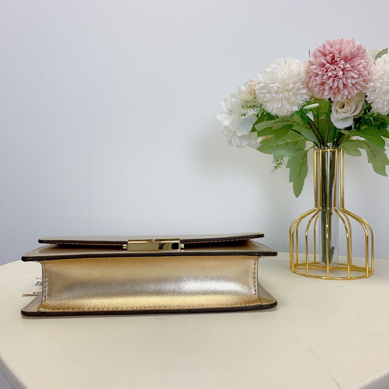 Michael Kors Michael Kors 35F2G0EC6M Cece Medium Metallic Faux Leather Size ONE SIZE - 5 Thumbnail