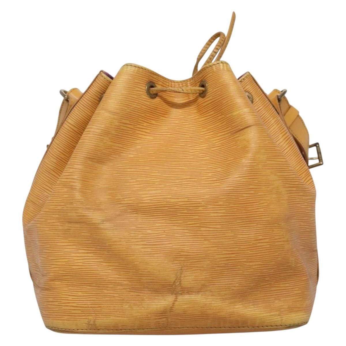 Louis Vuitton LOUIS VUITTON Epi Petit Noe Shoulder Bag Yellow M44109 Size ONE SIZE - 3 Thumbnail