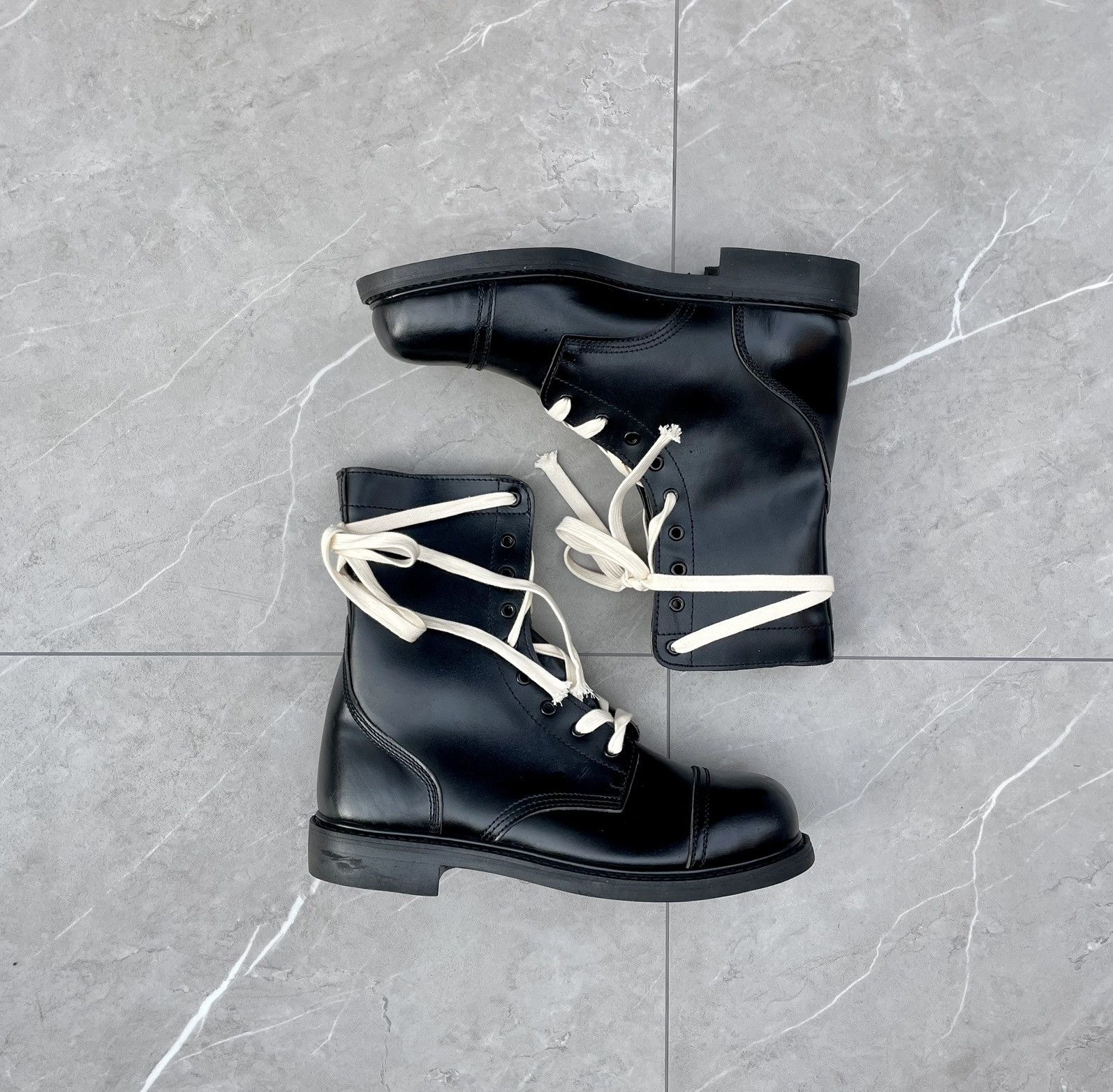 Vintage Vintage Military Black Leather Combat Boots Size US 10 / EU 43 - 6 Thumbnail