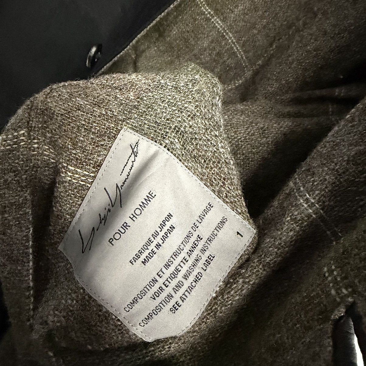 Yohji Yamamoto YOHJI YAMAMOTO POUR HOMME 2012 AW Leather Blazer Jacket Size US M / EU 48-50 / 2 - 13 Thumbnail
