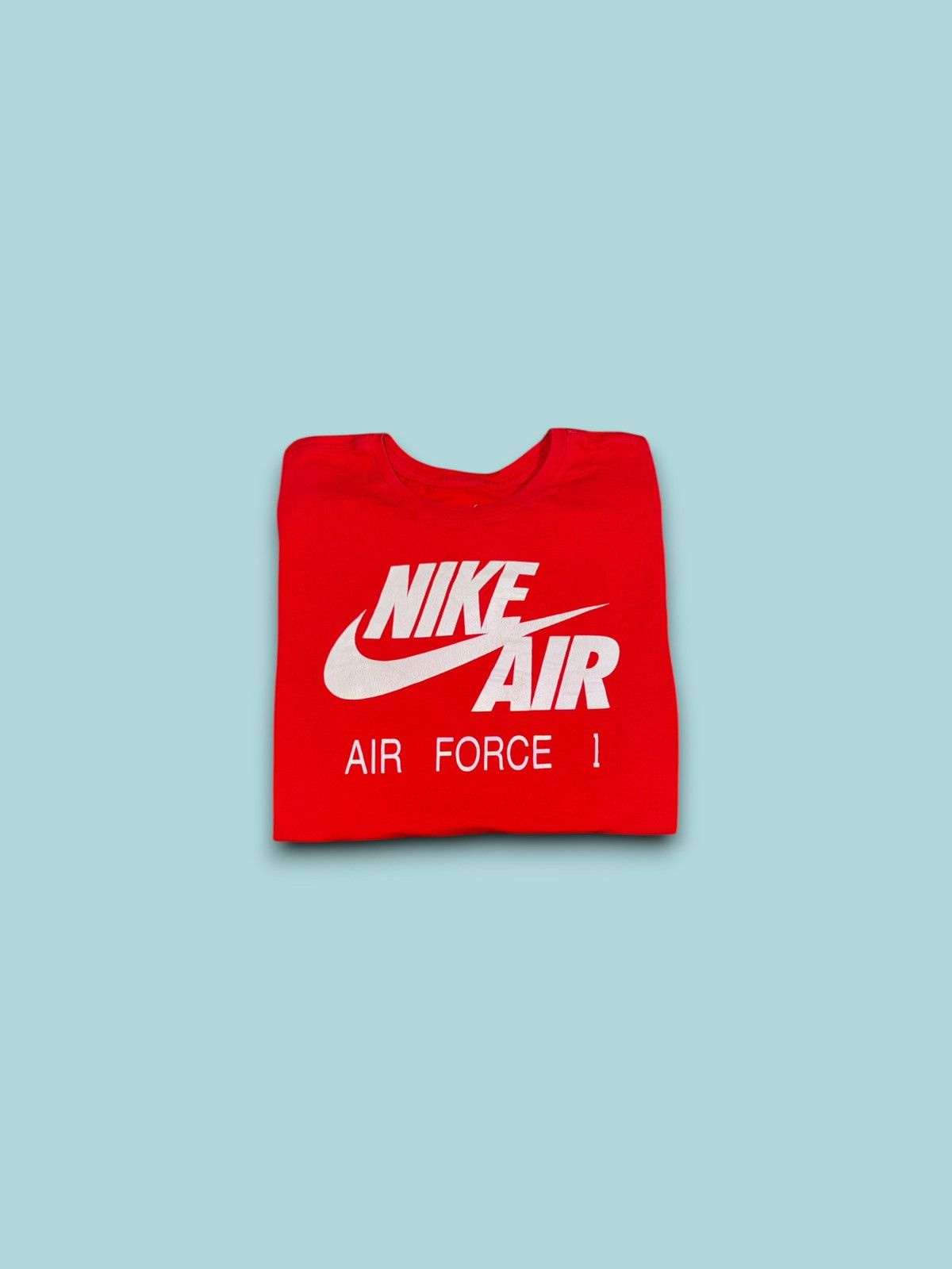 Nike Nike Air Force 1 the Nike tee shirt red men’s medium Size US M / EU 48-50 / 2 - 1 Thumbnail