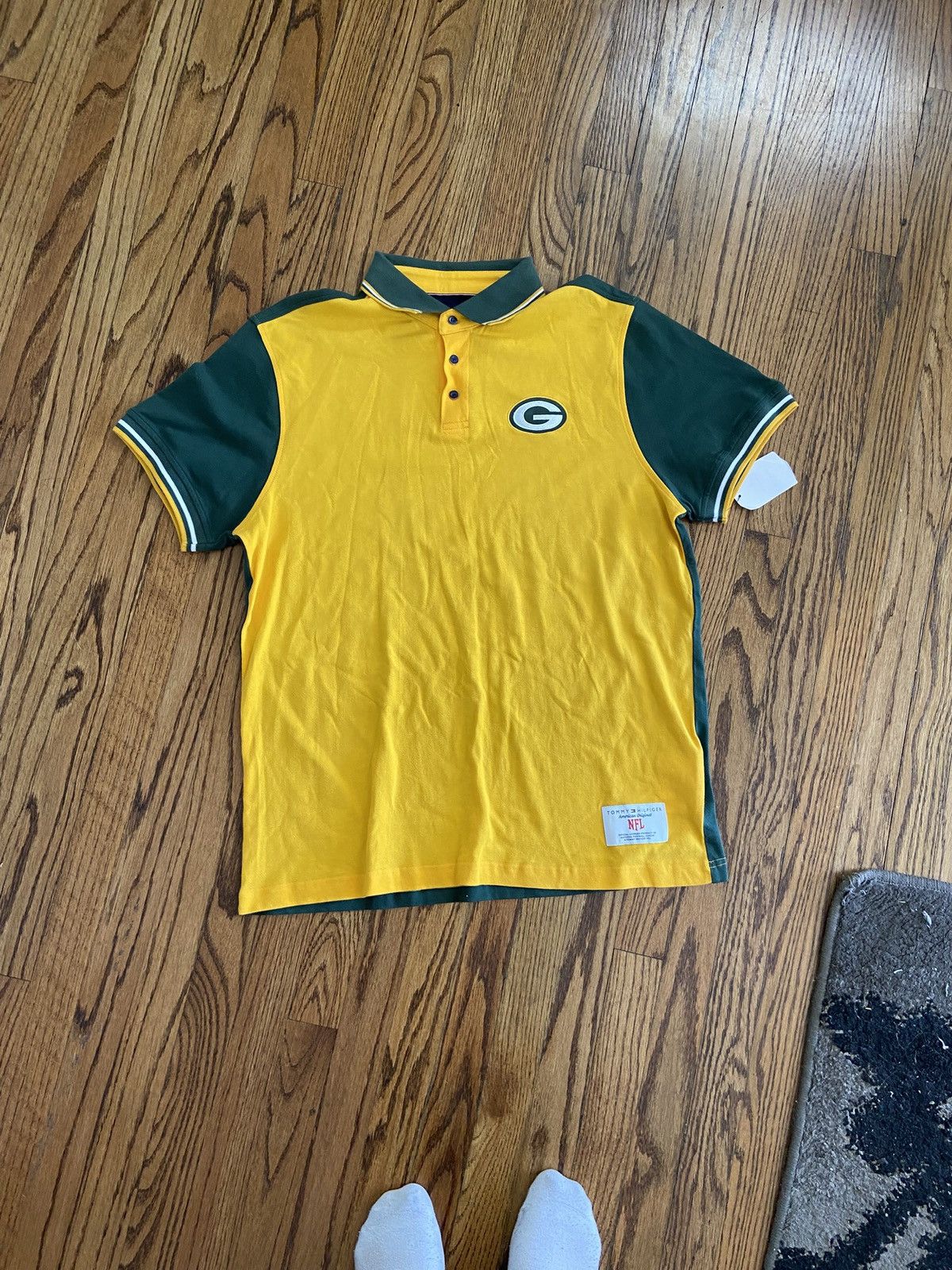 Tommy Hilfiger Green bay packers polo shirt Size US L / EU 52-54 / 3 - 1 Thumbnail