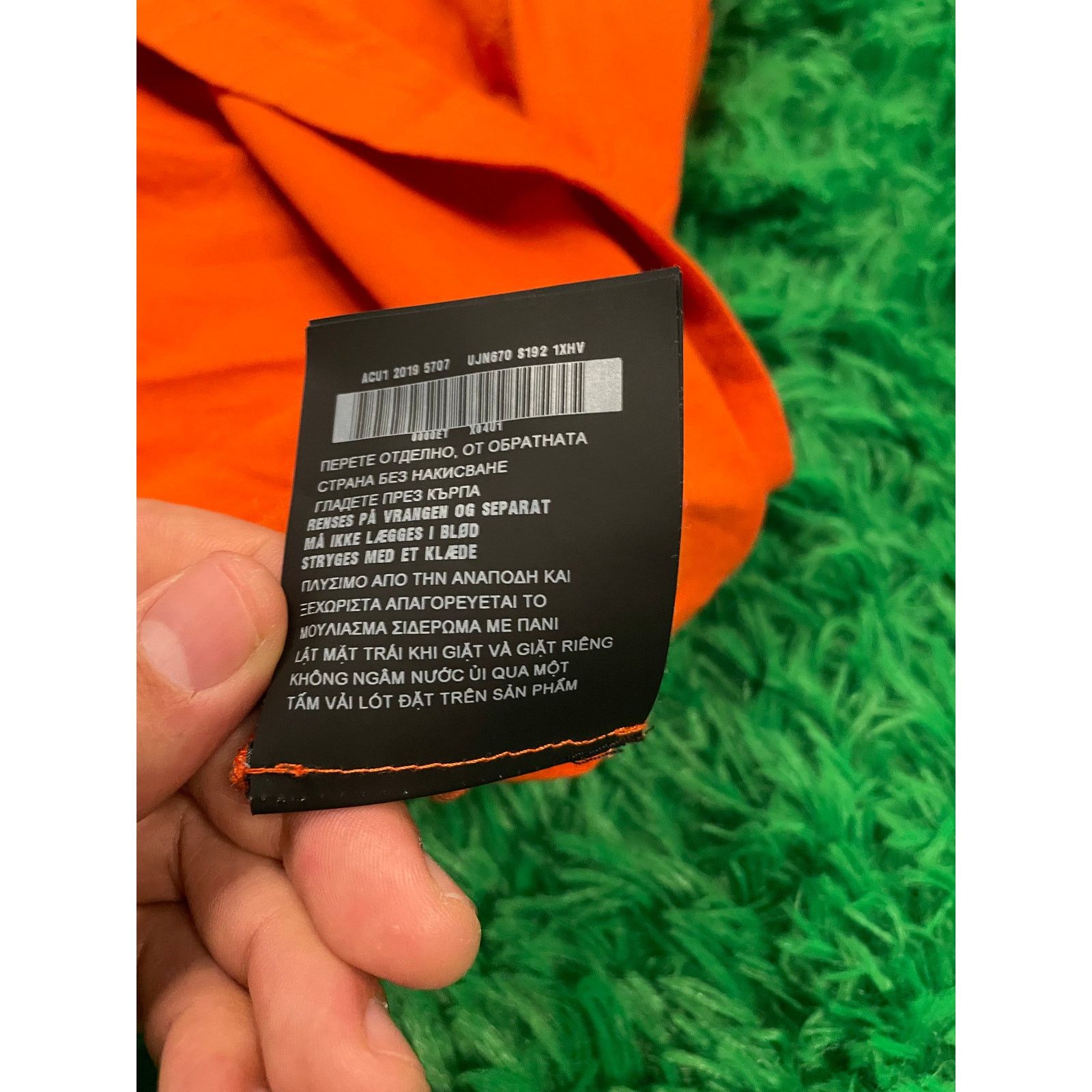 Prada Prada T Shirt Orange Pocket L Size US L / EU 52-54 / 3 - 7 Thumbnail