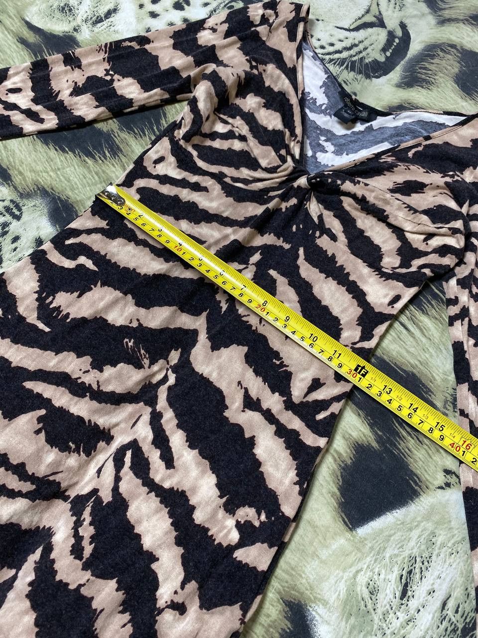 Roberto Cavalli × Vintage Roberto Cavalli Red Zebra Print Dress Size M / US 6-8 / IT 42-44 - 14 Thumbnail