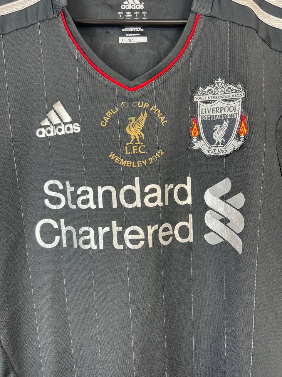 Adidas LIVERPOOL 2011 2012 AWAY SHIRT BELLAMY 39 ADIDAS V13870 Sz S Size US S / EU 44-46 / 1 - 2 Thumbnail