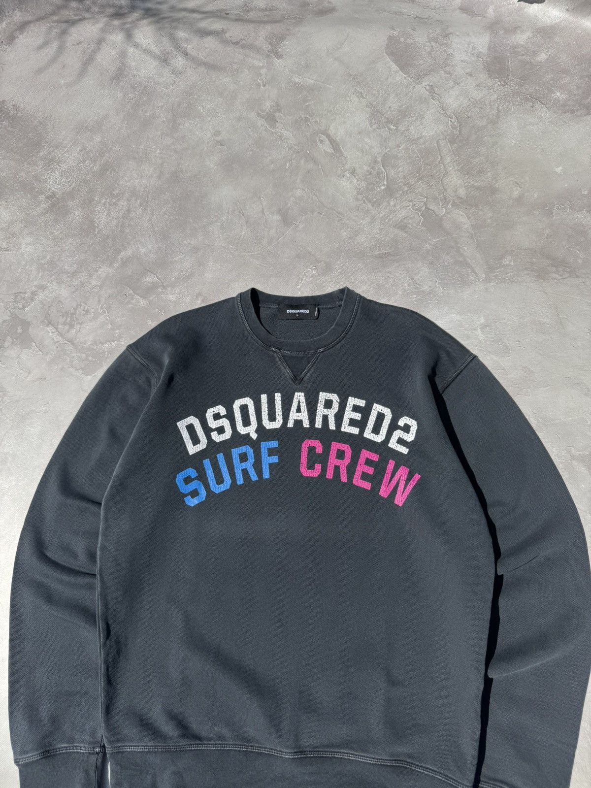 Dsquared2 Dsquared2 Surf Crew Washed Luxury Sweatshirt Size US L / EU 52-54 / 3 - 3 Thumbnail