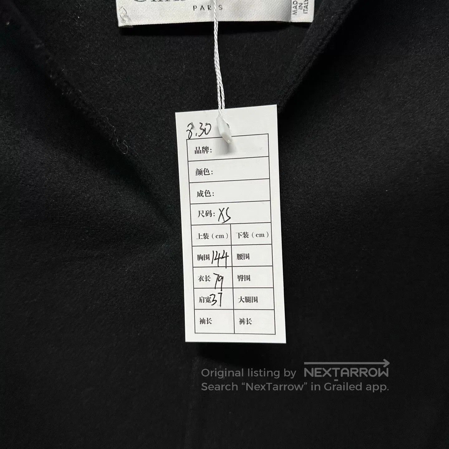 Dior black hooded wool cape by dior. Size XS / US 0-2 / IT 36-38 - 5 Thumbnail